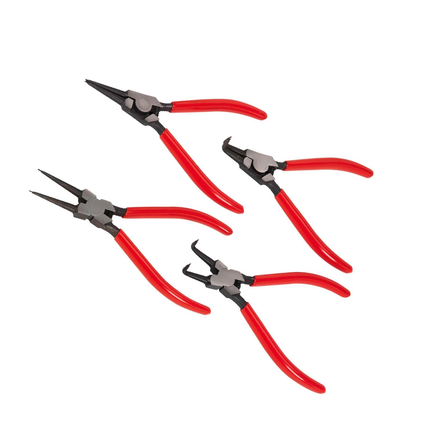 Sealey Circlip Pliers Set 4pc 180mm