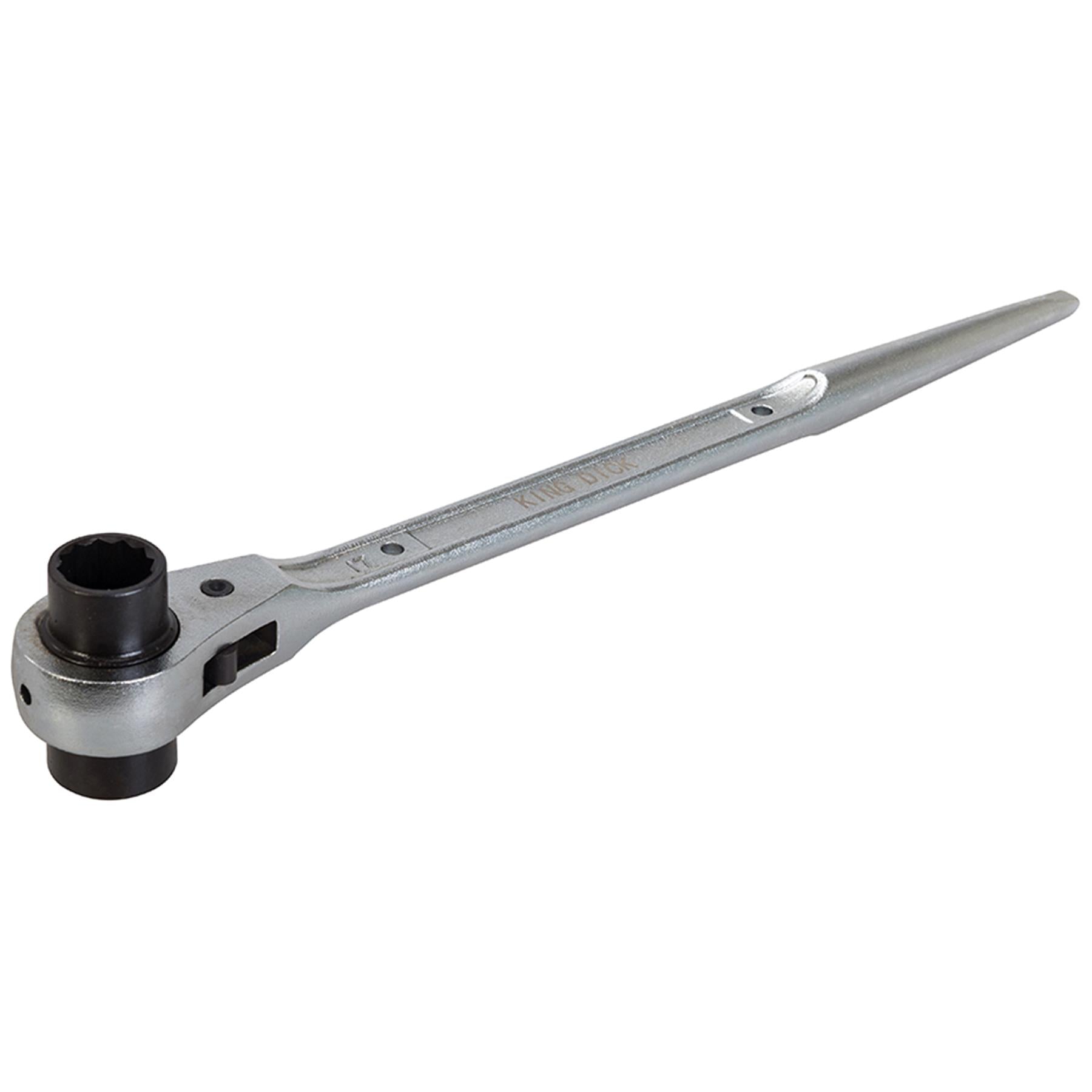 King Dick Heavy Duty Ratchet Podger Scaffolding Spanners 17 x 19mm Metric Heads
