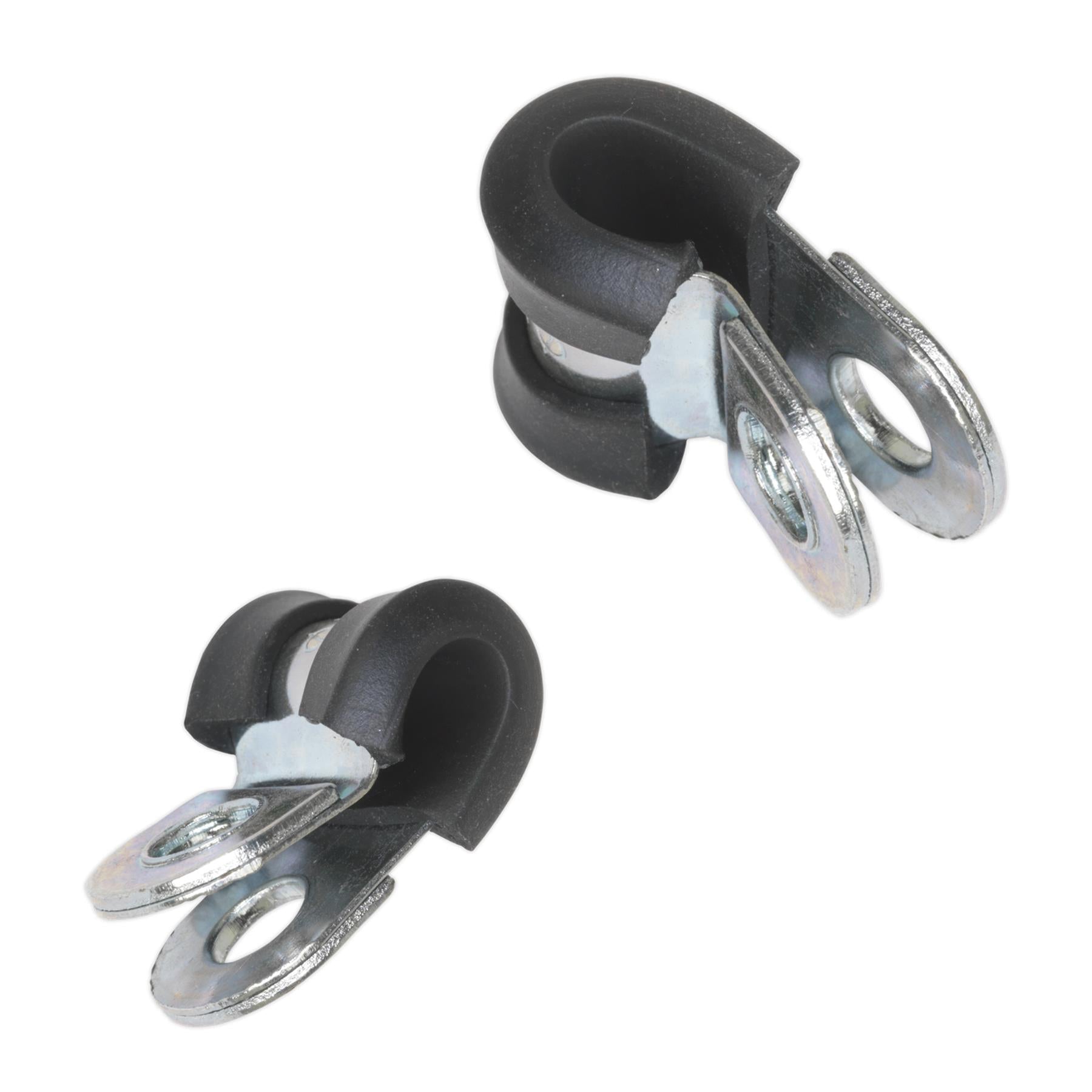 Sealey P-Clip Rubber Lined 5mm Pack of 25