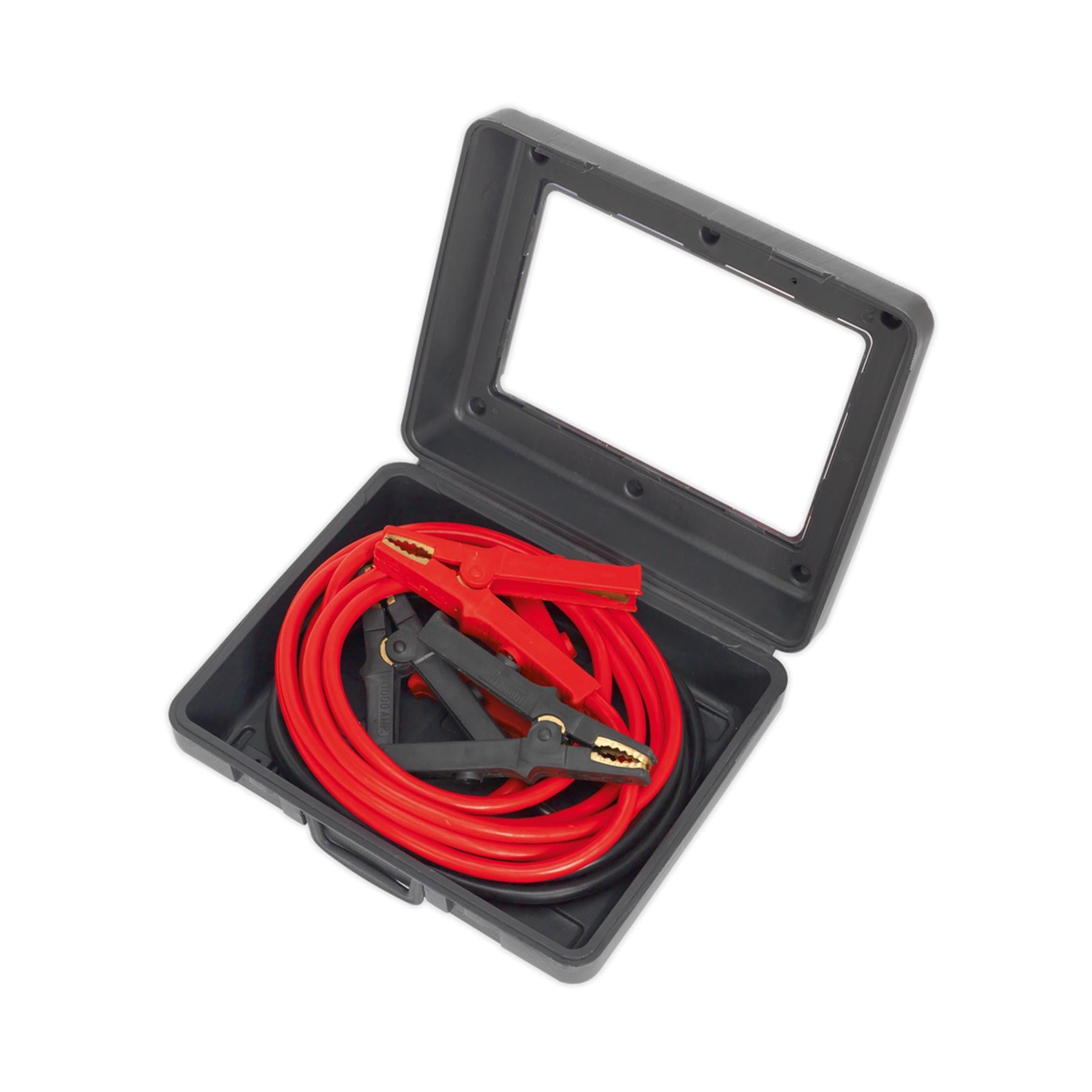 Sealey Heavy-Duty Booster Cables 40mm x 5m 600A Aluminium Cable Power Transfer