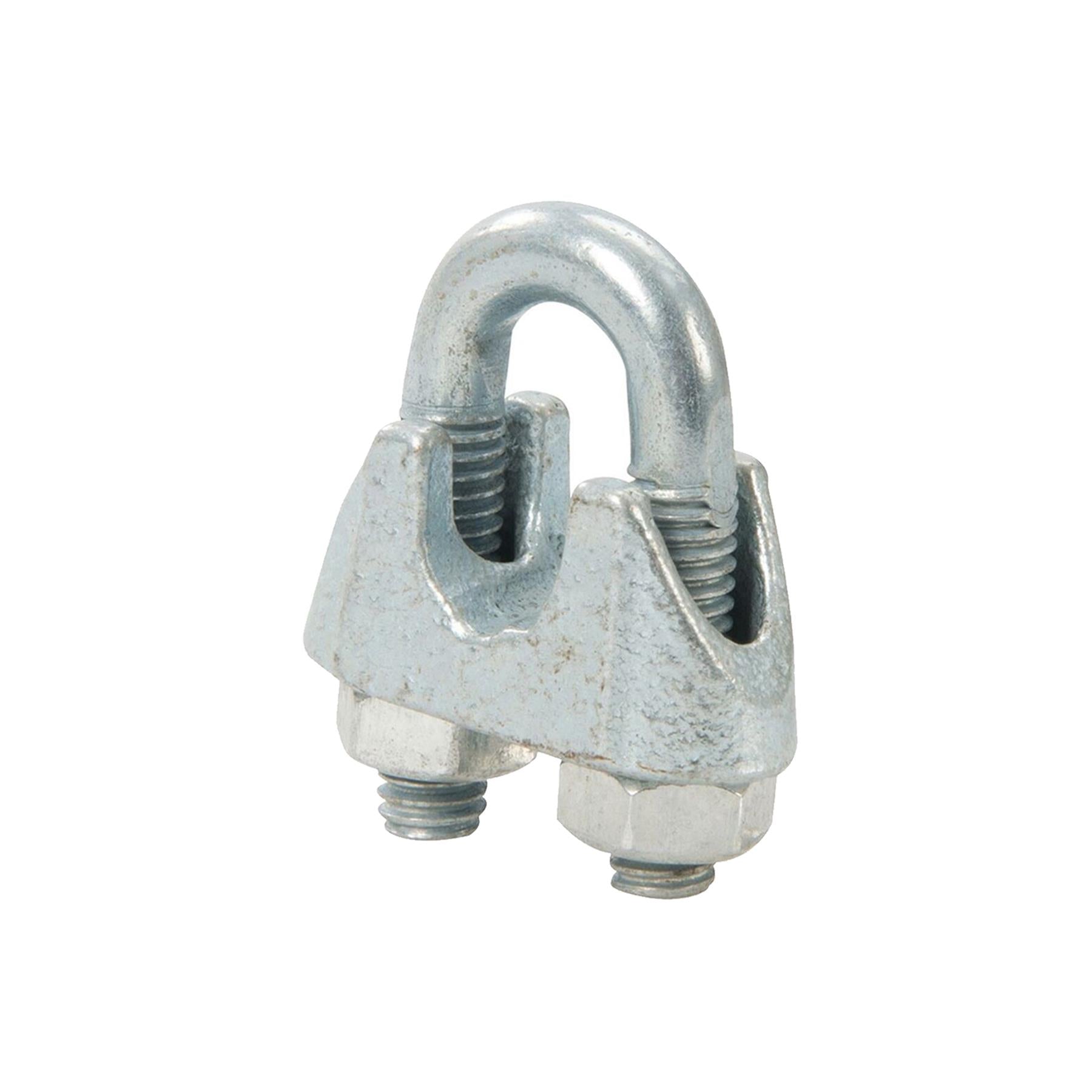 5x Wire Rope Grips Clamp M10 U Bolts Fitting Cable Cord Tie Heavy Duty Steel