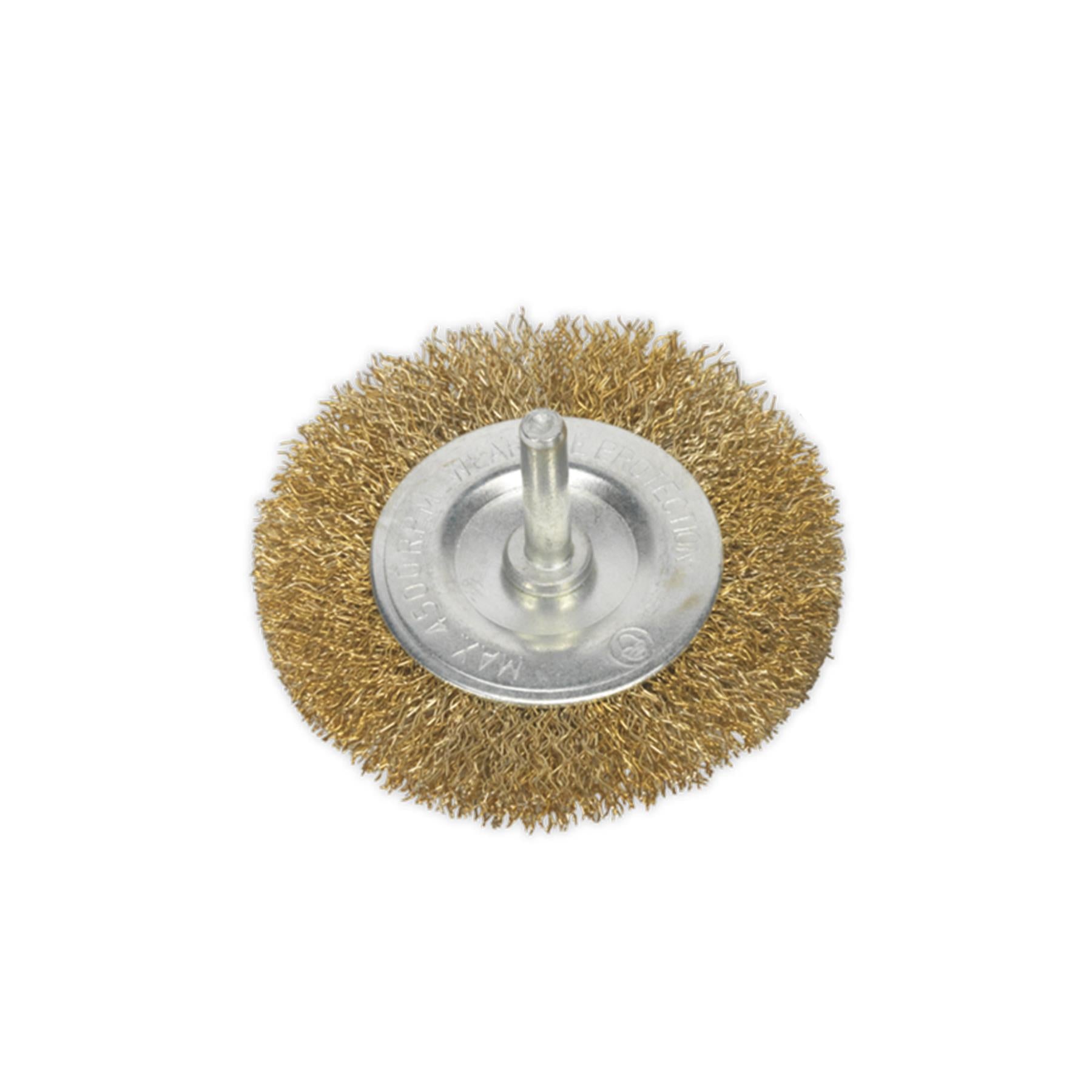 Sealey Wire Brush Set 5pc Brassed