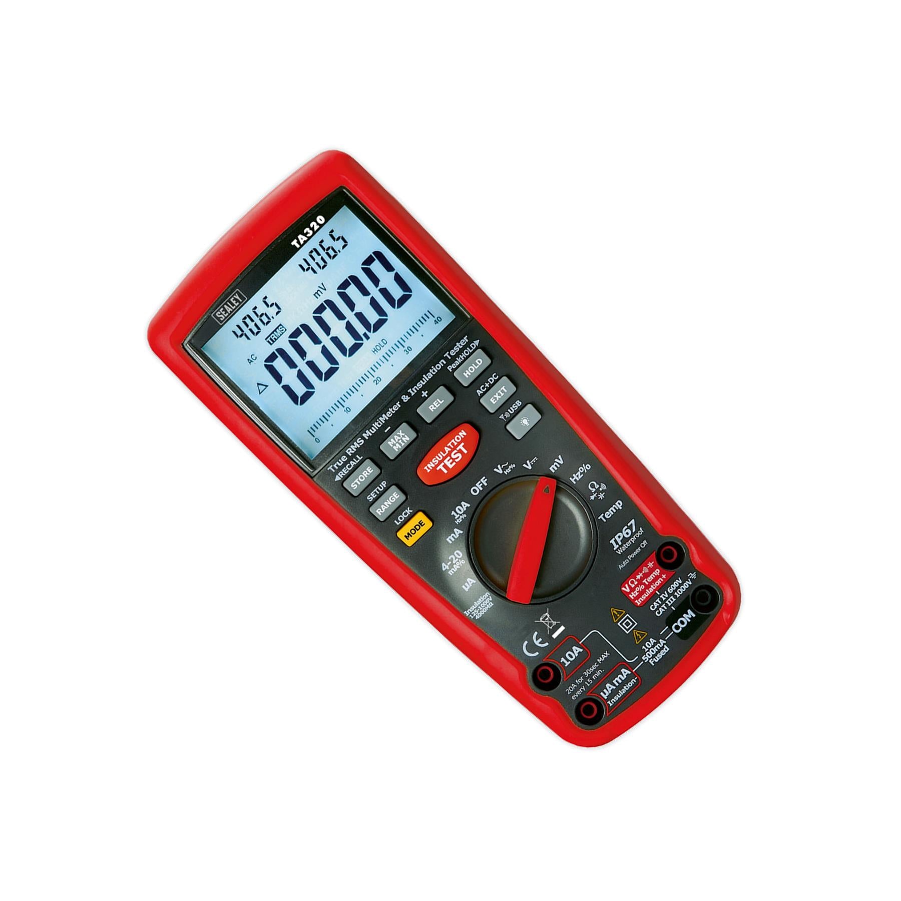 Sealey Digital Automotive Analyser/Insulation Tester - Hybrid