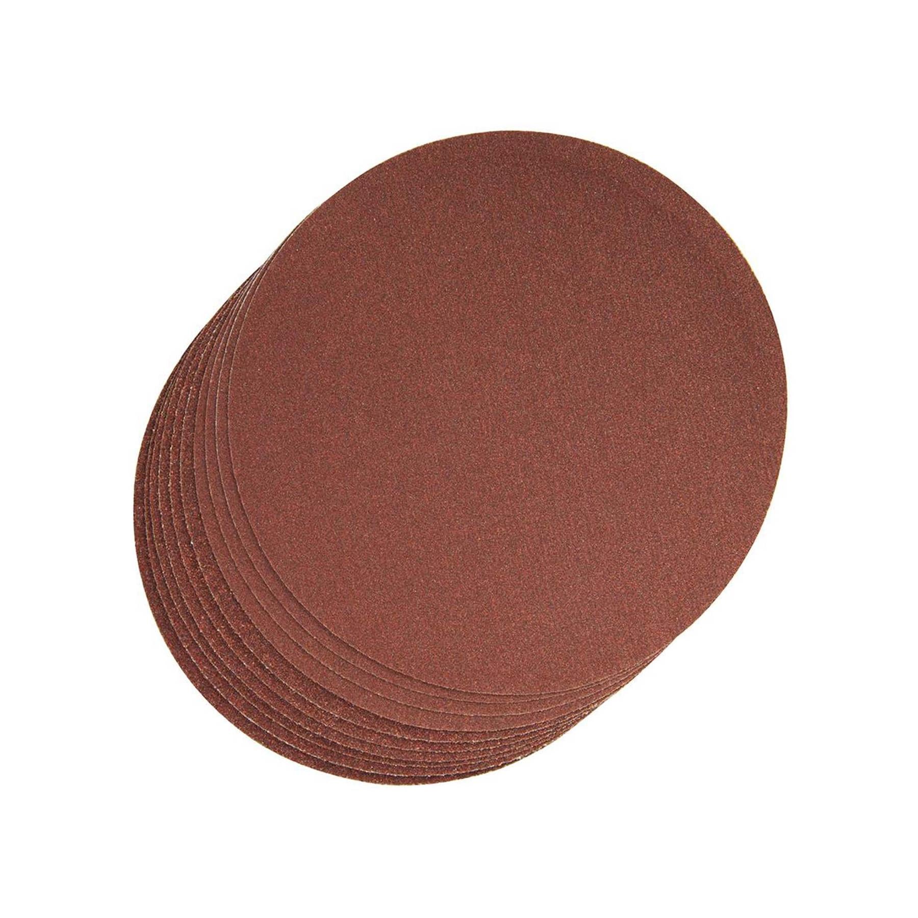 Self-Adhesive Sanding Discs 150mm 10Pk - 2 X 60G, 4 X 80G & 4 X 120Grit