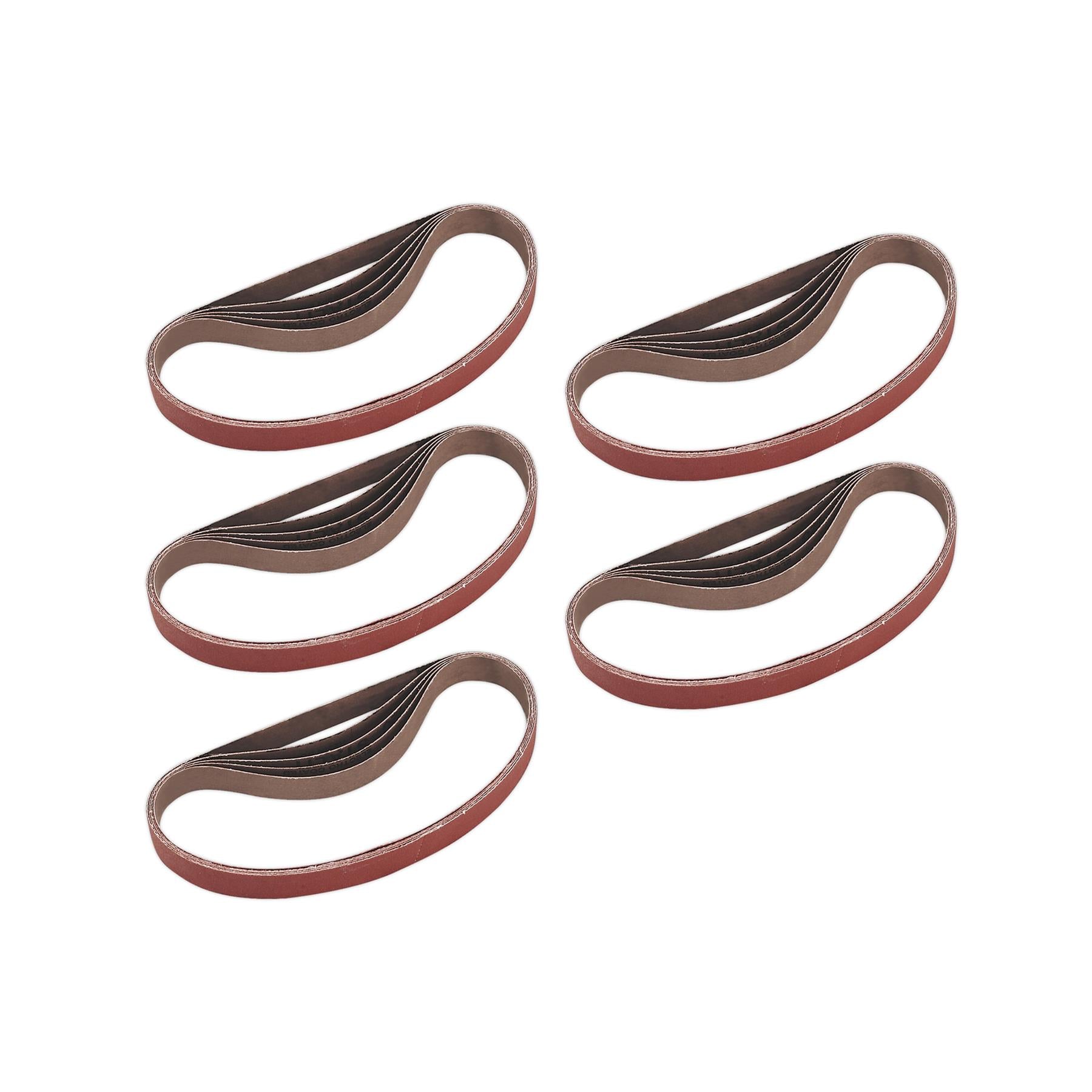 Sealey Sanding Belt 20 x 520mm 120Grit Pack of 5