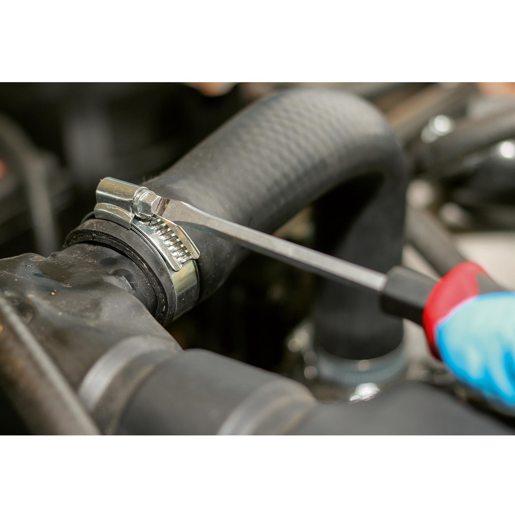 Sealey HI-GRIP Hose Clip Zinc Plated �110-140mm Pack of 10