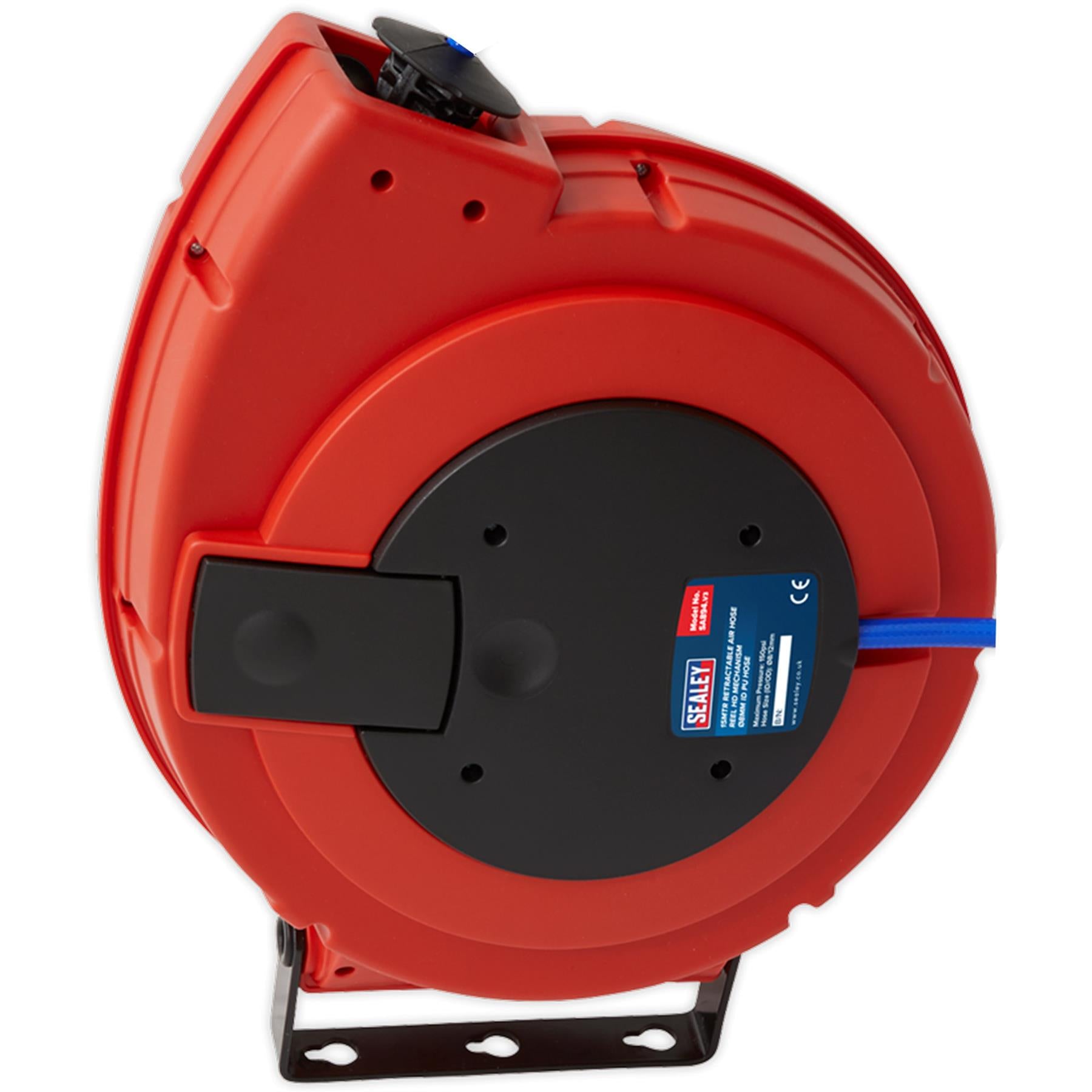 Sealey Retractable Air Hose Reel HD Mechanism 15m x 8mm PU Hose