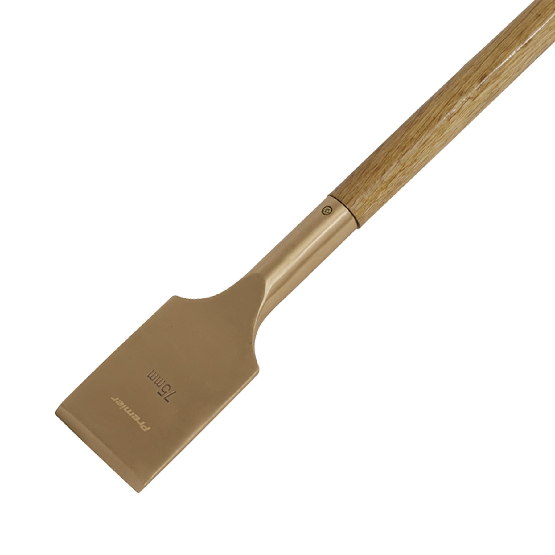 Sealey Scraper Long Handle 75 x 705mm - Non-Sparking Beryllium Copper