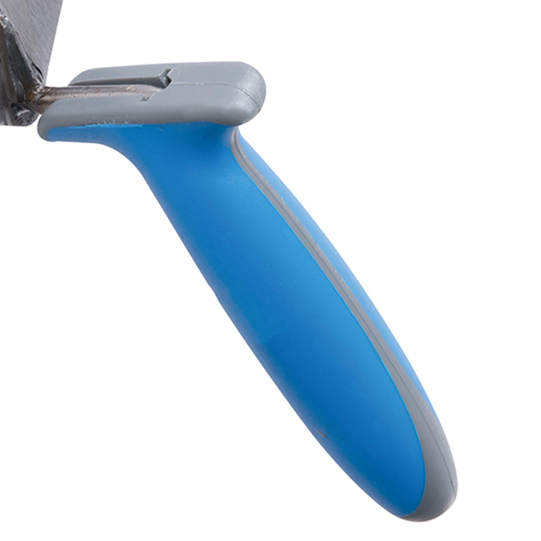 Pointing Trowel Soft Grip 150mm carbon steel blade, taper ground heel to toe