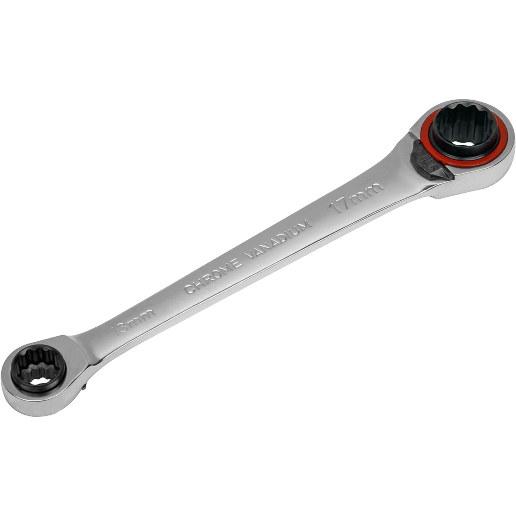 Sealey Ratchet Ring Spanner 4-in-1 Reversible Platinum Series