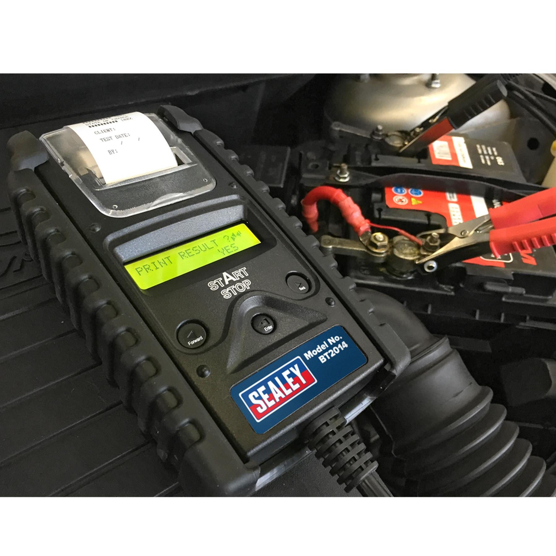 Sealey Digital Start/Stop Battery & Alternator Tester with Printer
