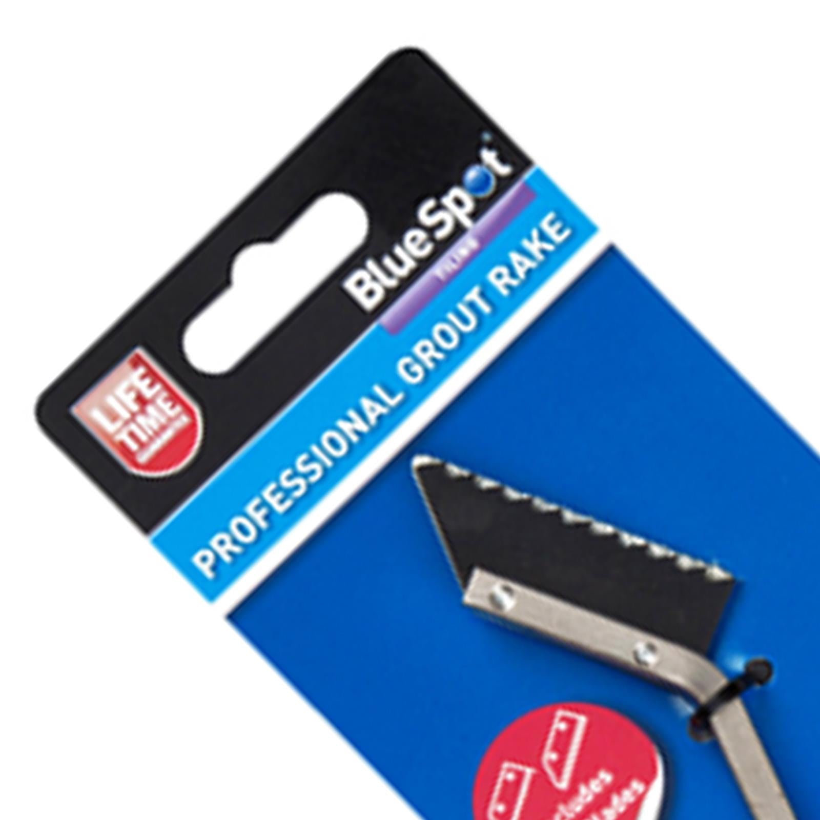 Bluespot Professional Tile Grout Rake Tungsten Carbide Blade 2 X Blades Grout Remover New