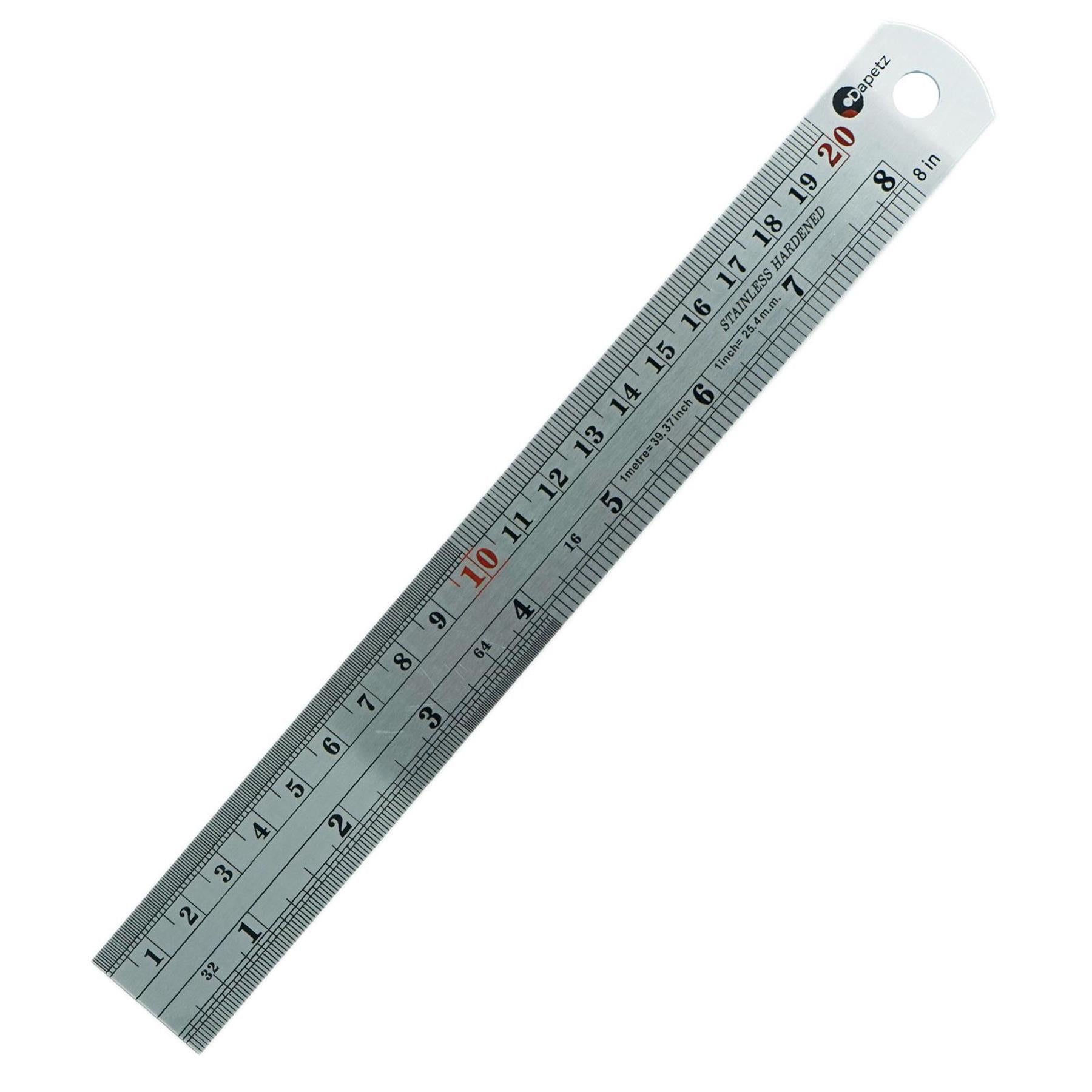 Thick Double Sided Metal Rule