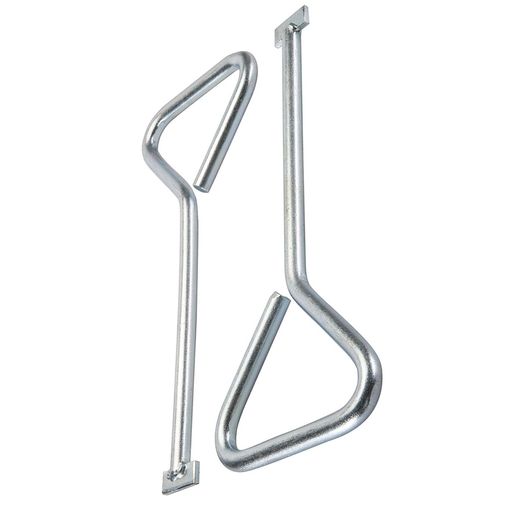 Manhole Cover Keys T-End 320mm Heavy Duty, Zinc-Plated Carbon Steel 2Pk