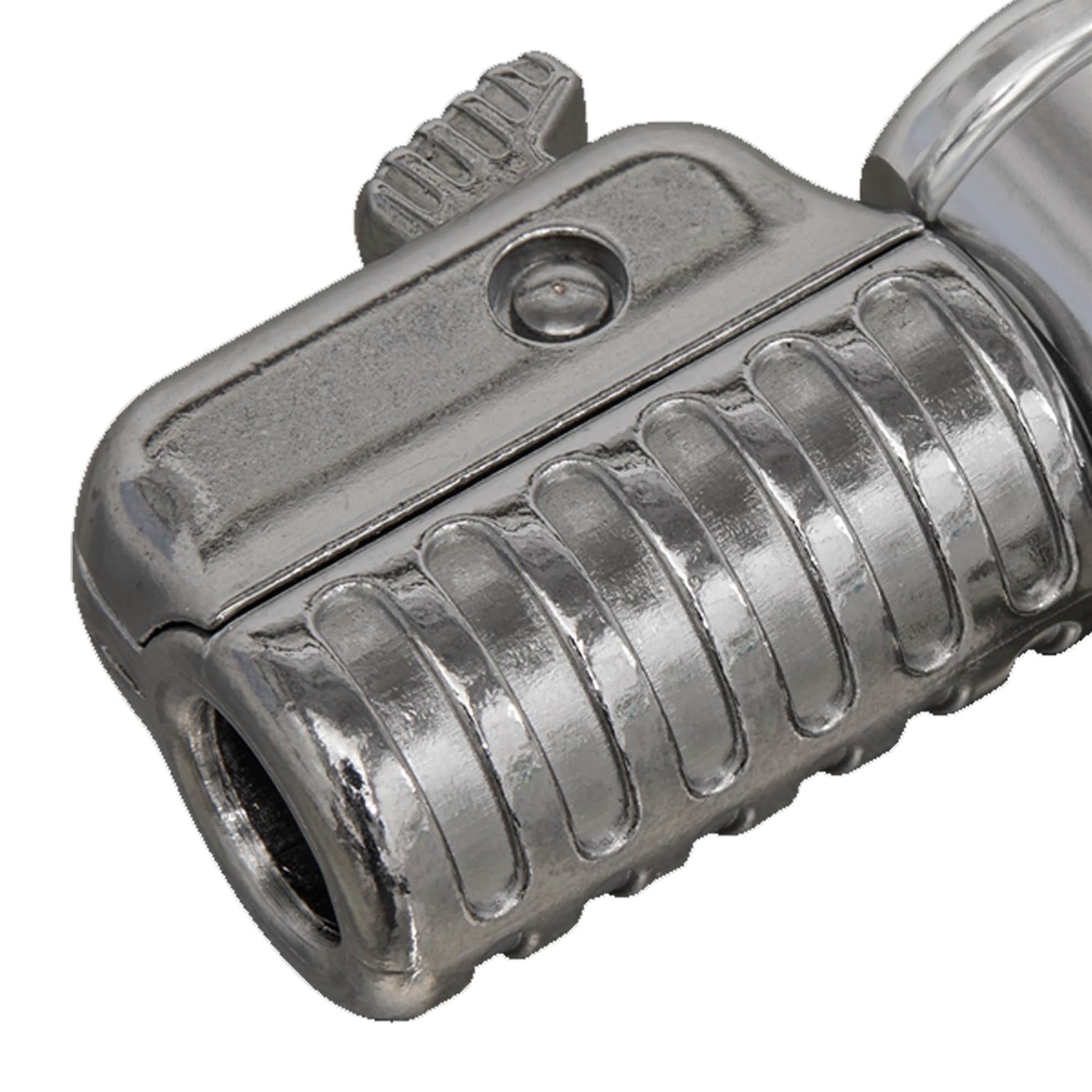 Sealey 90 Angled Swivel Tyre Inflator Clip-On Connector 8mm Bore