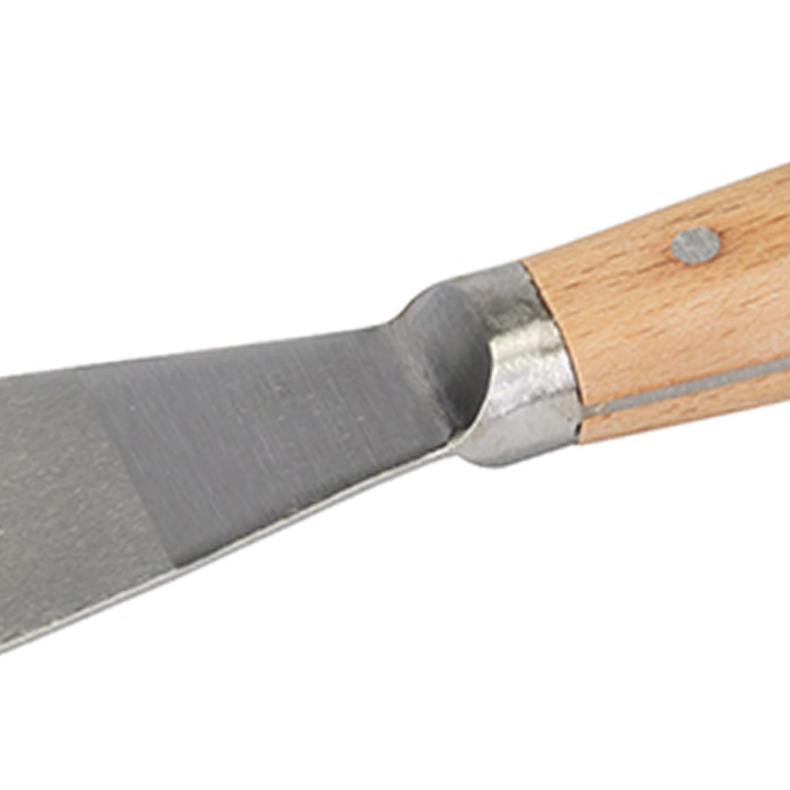Wood Handle Decorators Paint Scraper - 50mm Solid Bolsters Spring-Tempered Blade