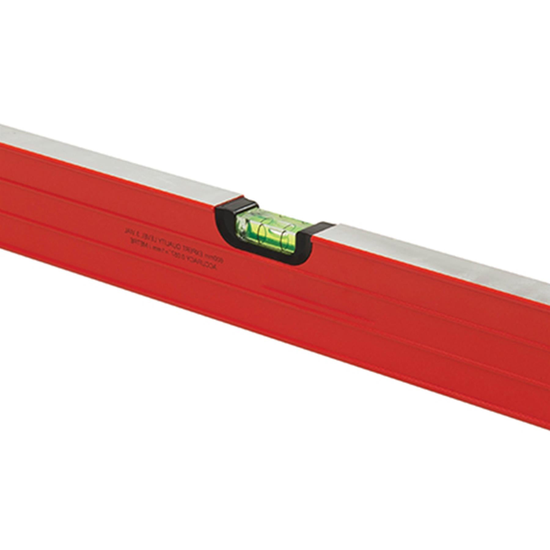Spirit Level 1200mm Box section width 59mm - 45, 90 & 180 vials aluminium