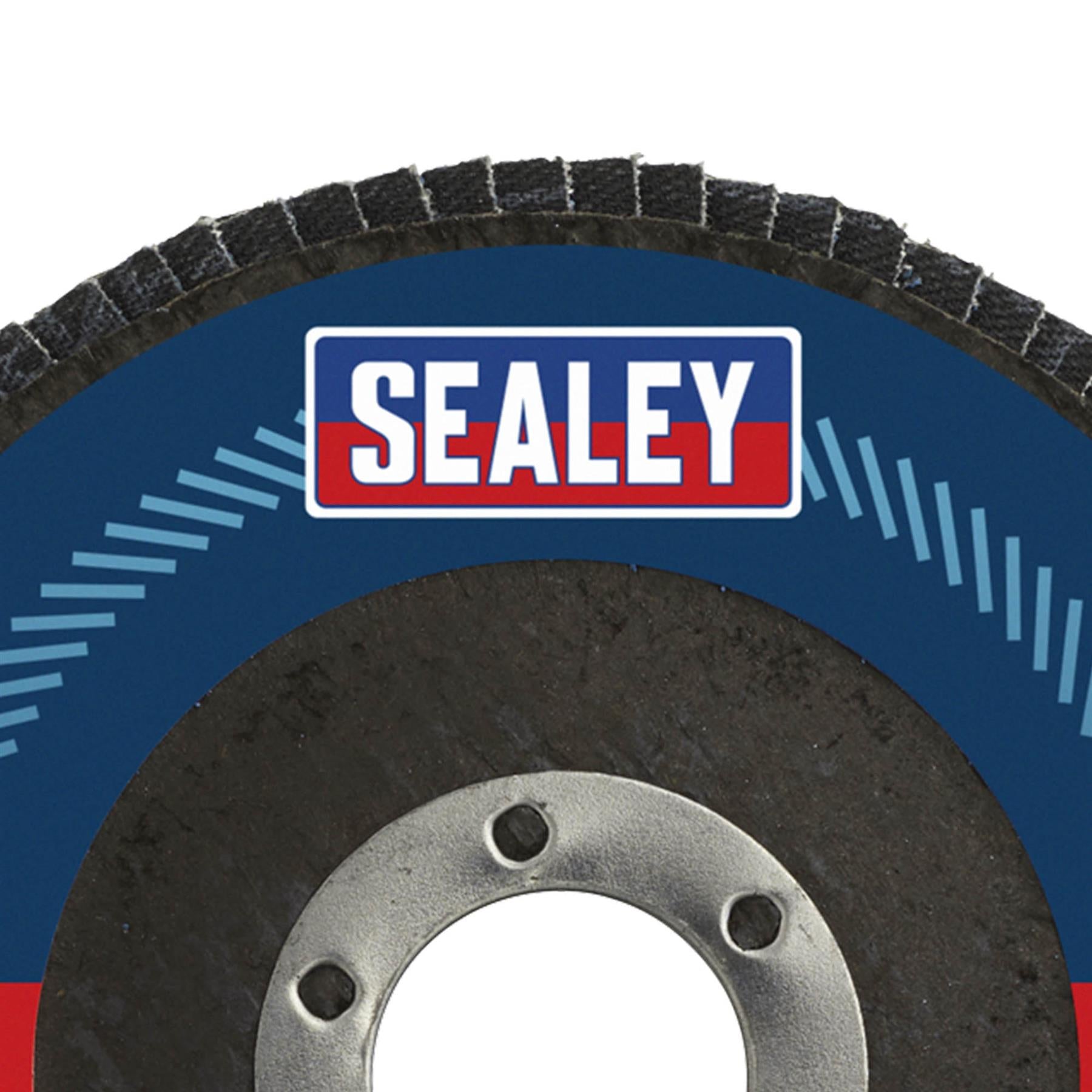Sealey Flap Disc Zirconium 115mm 22mm Bore 120Grit