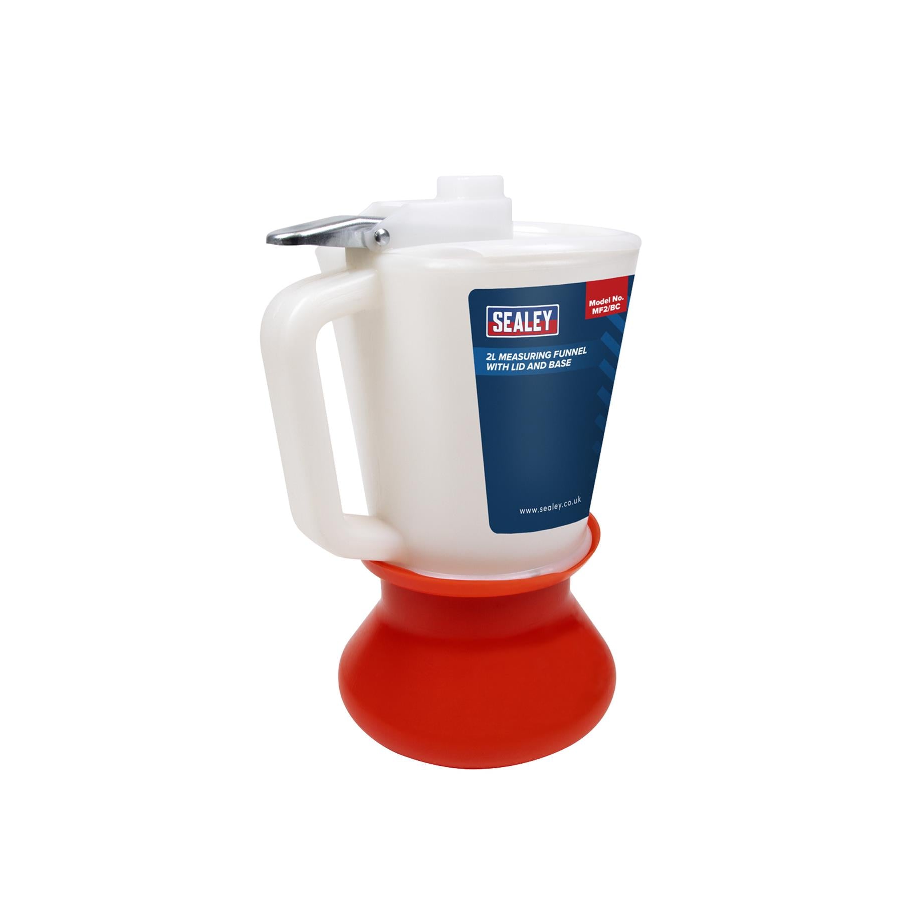 Sealey Measuring Funnel with Lid and Base 2L