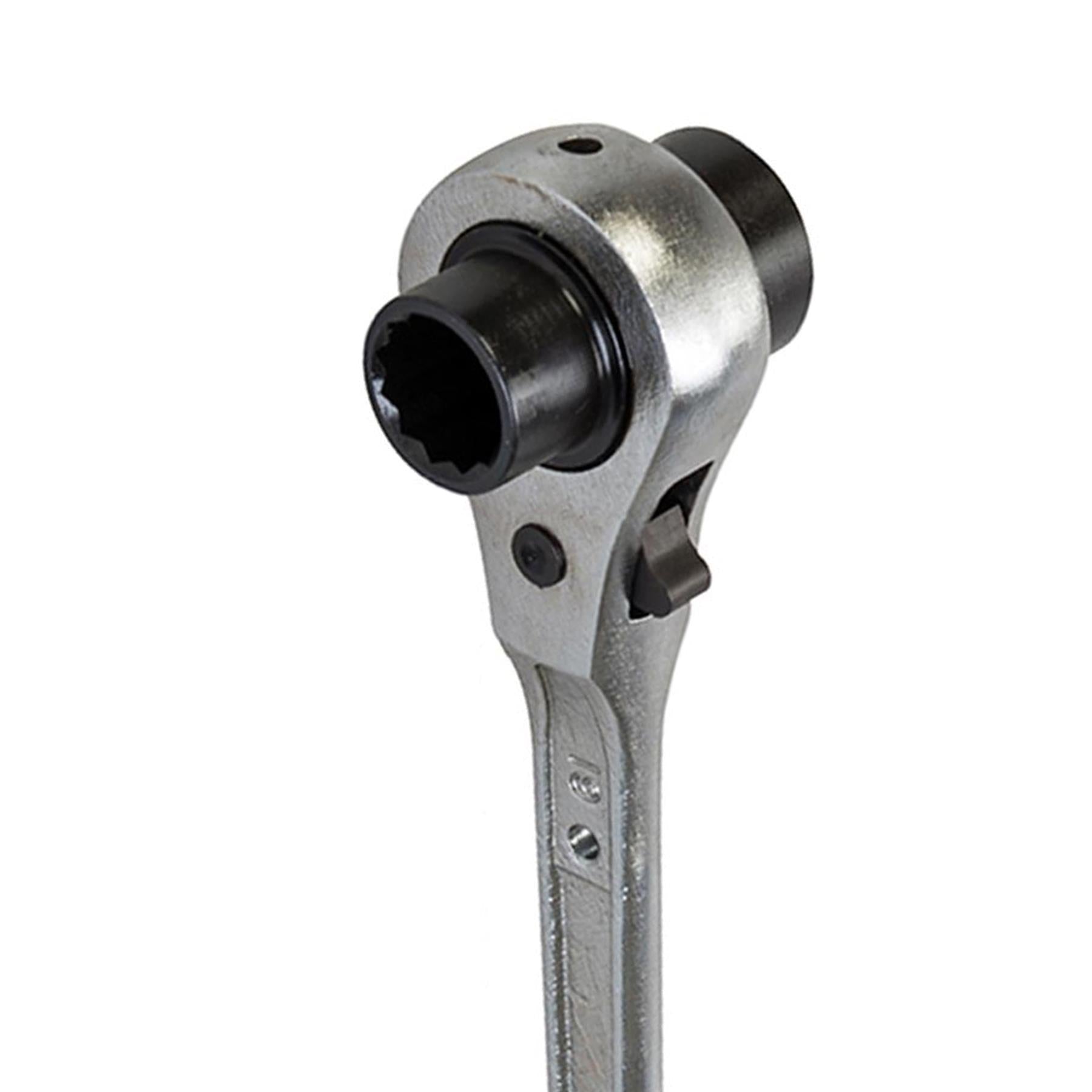 King Dick Heavy Duty Ratchet Podger Scaffolding Spanners Metric 19 x 24mm Heads