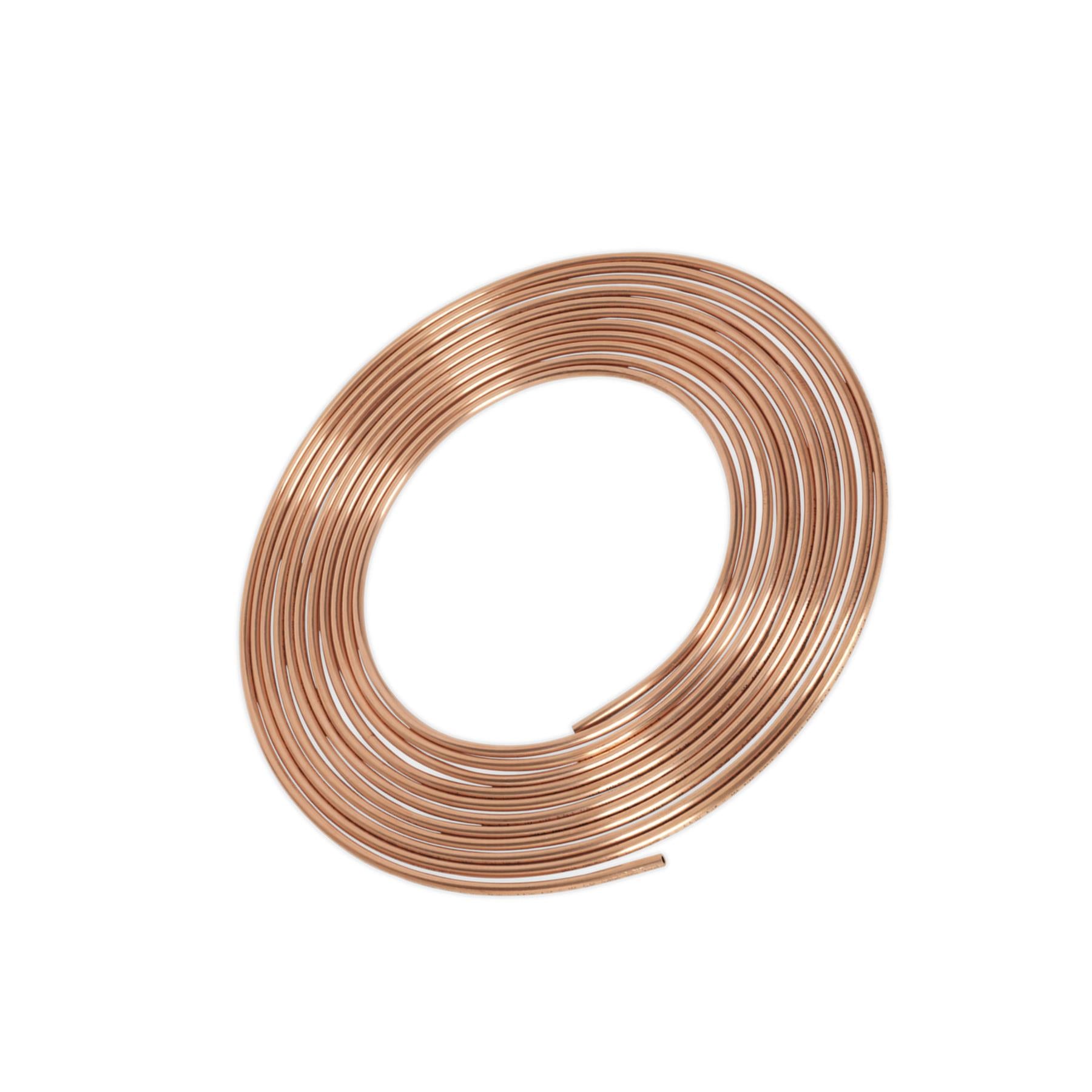 Sealey Brake Pipe Copper Tubing 22 Gauge 3/16" x 25ft