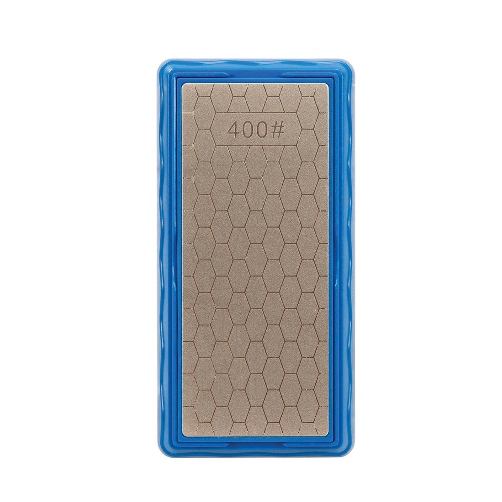 Double-sided Diamond Bench Stone Coarse Side 400 And Fine Side 1000 Grit.