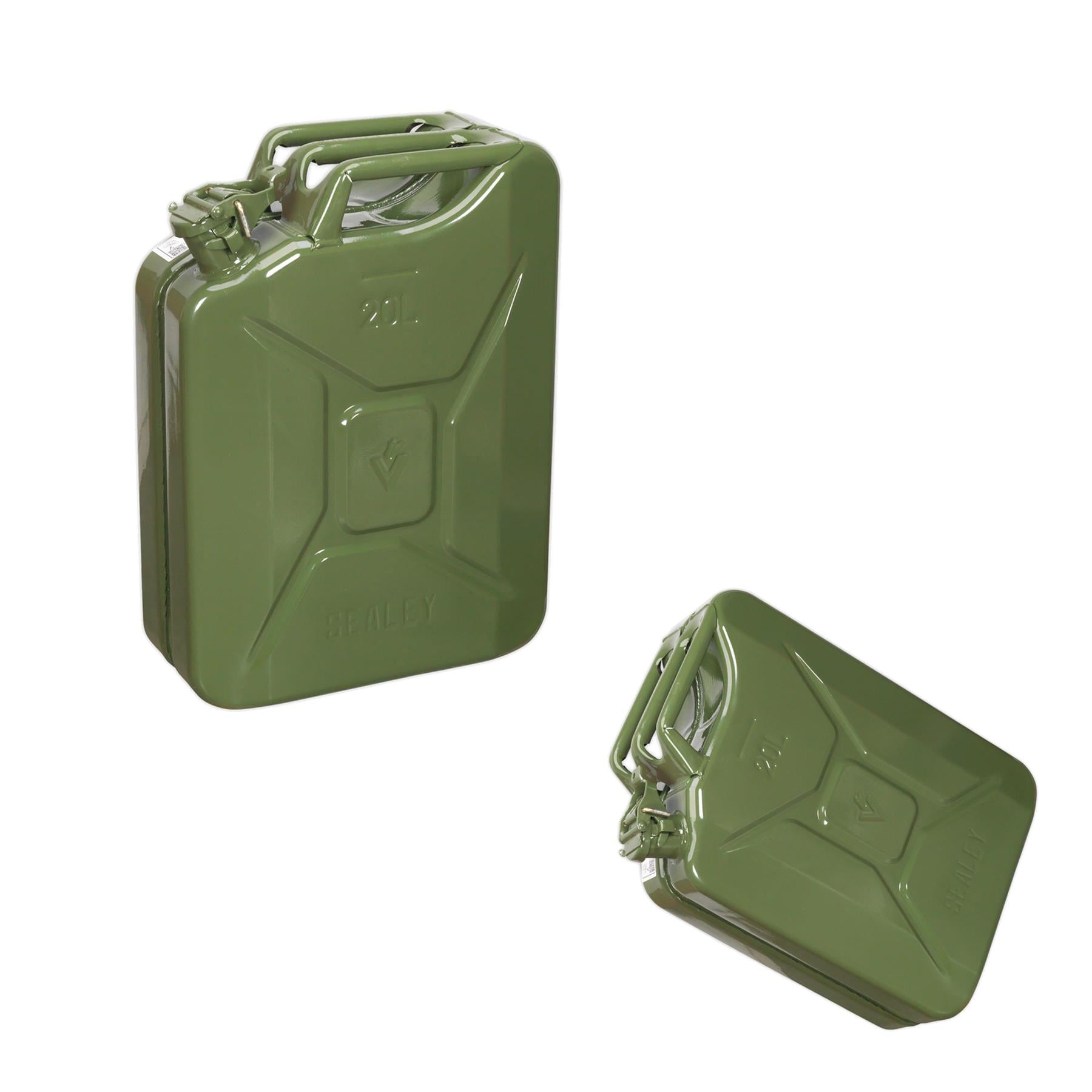Sealey Jerry Can 20L - Green