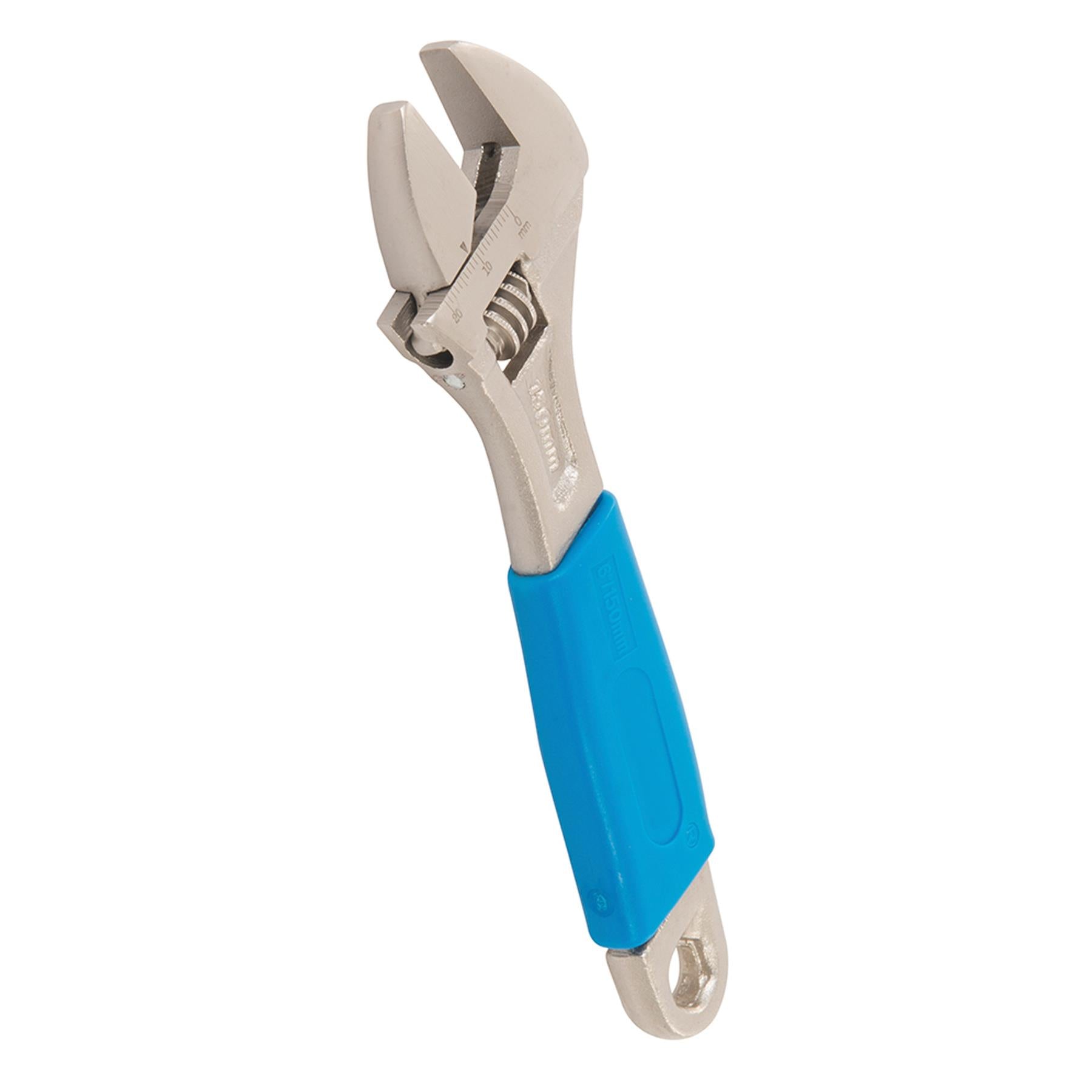 Adjustable Wrench 150mm Length - Jaw 17mm Corrosion-Resistant Satin Finish