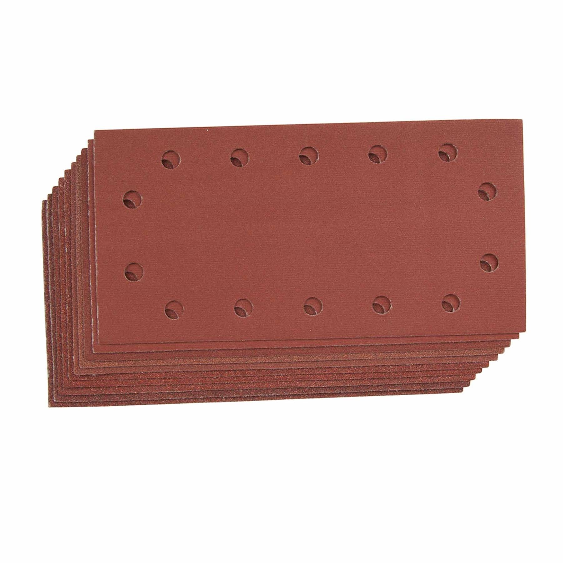 Hook & Loop 1/2 Punched Sanding Sheets 10Pk 60 80 120 240 Grit Brand New