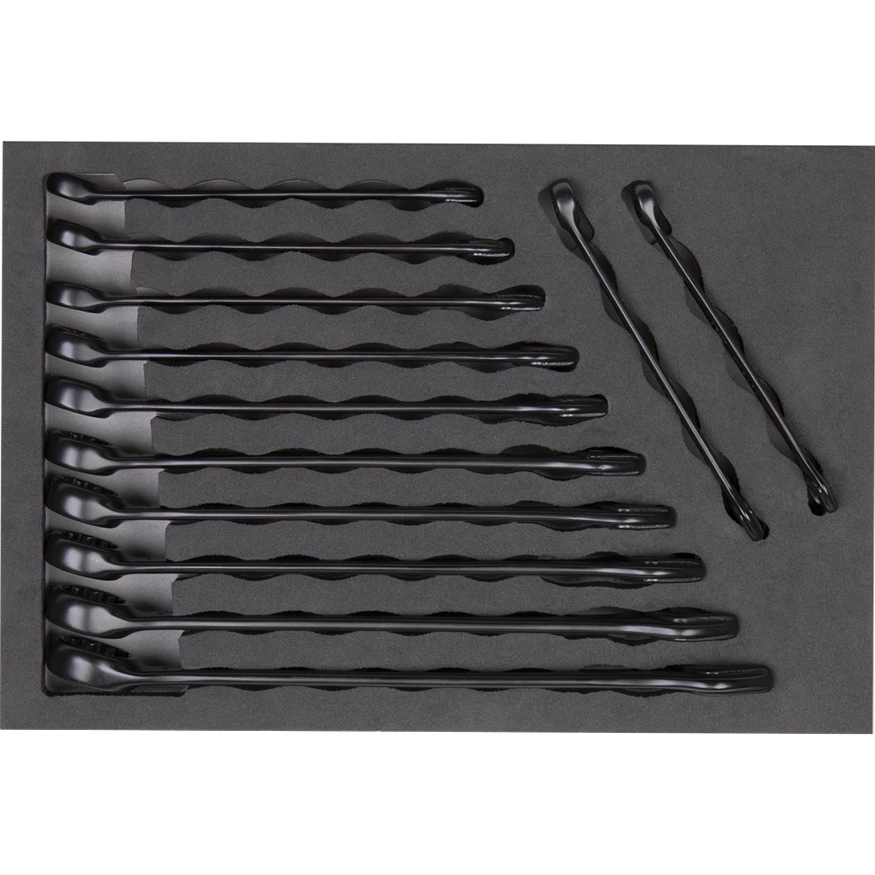 Sealey Combination Spanner Set 12pc Metric - Black Series