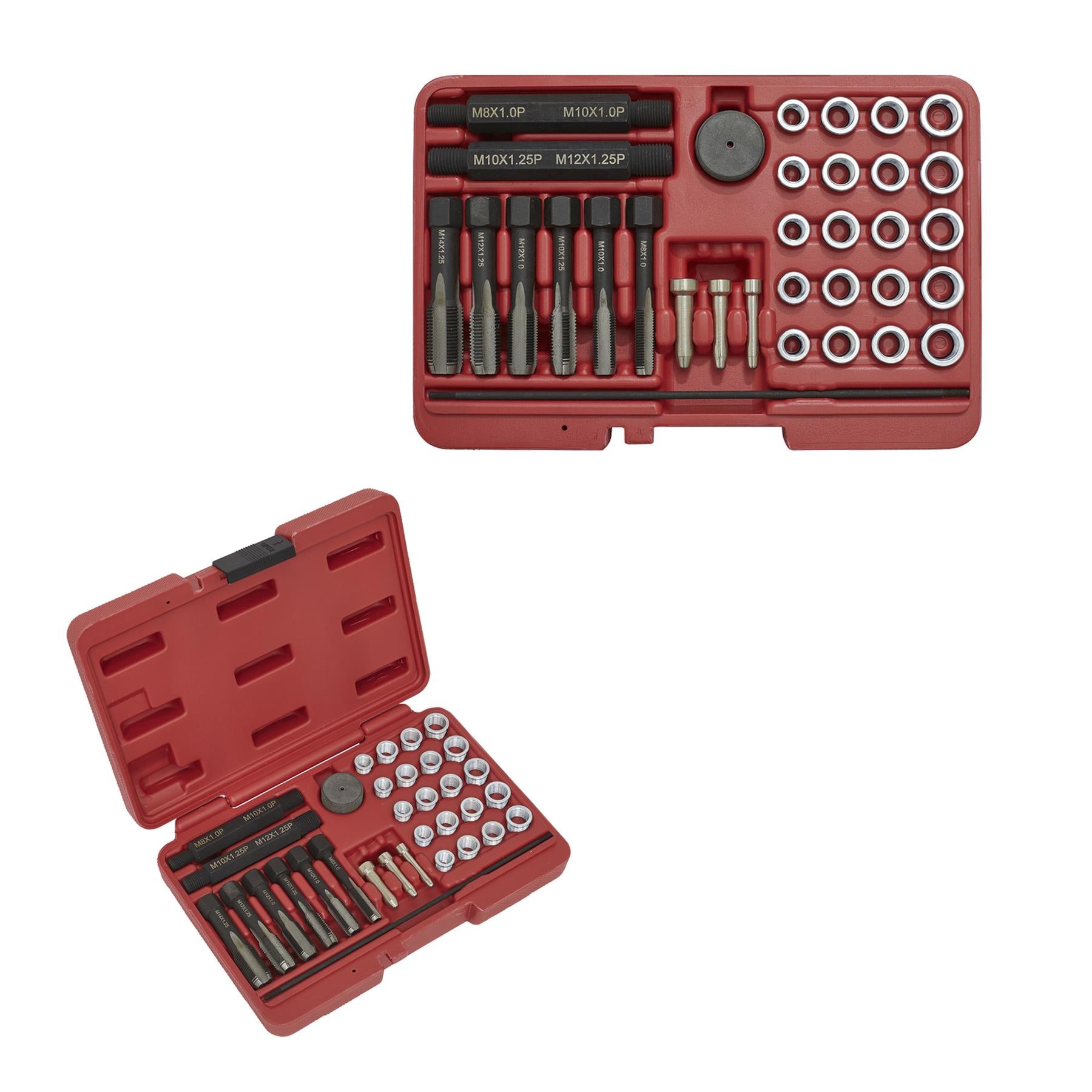 Sealey Glow Plug Thread Repair Set 33pc Fast & Effective Remedy