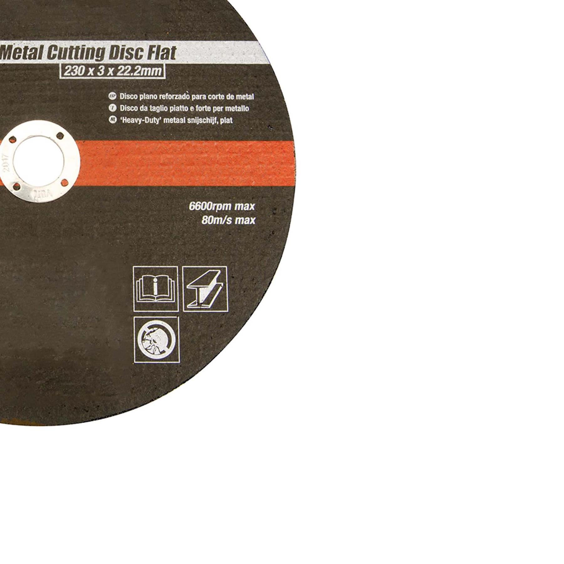 Heavy Duty Metal Slitting Cutting Disc Flat 230 X 3 X 22.23mm Premium Quality