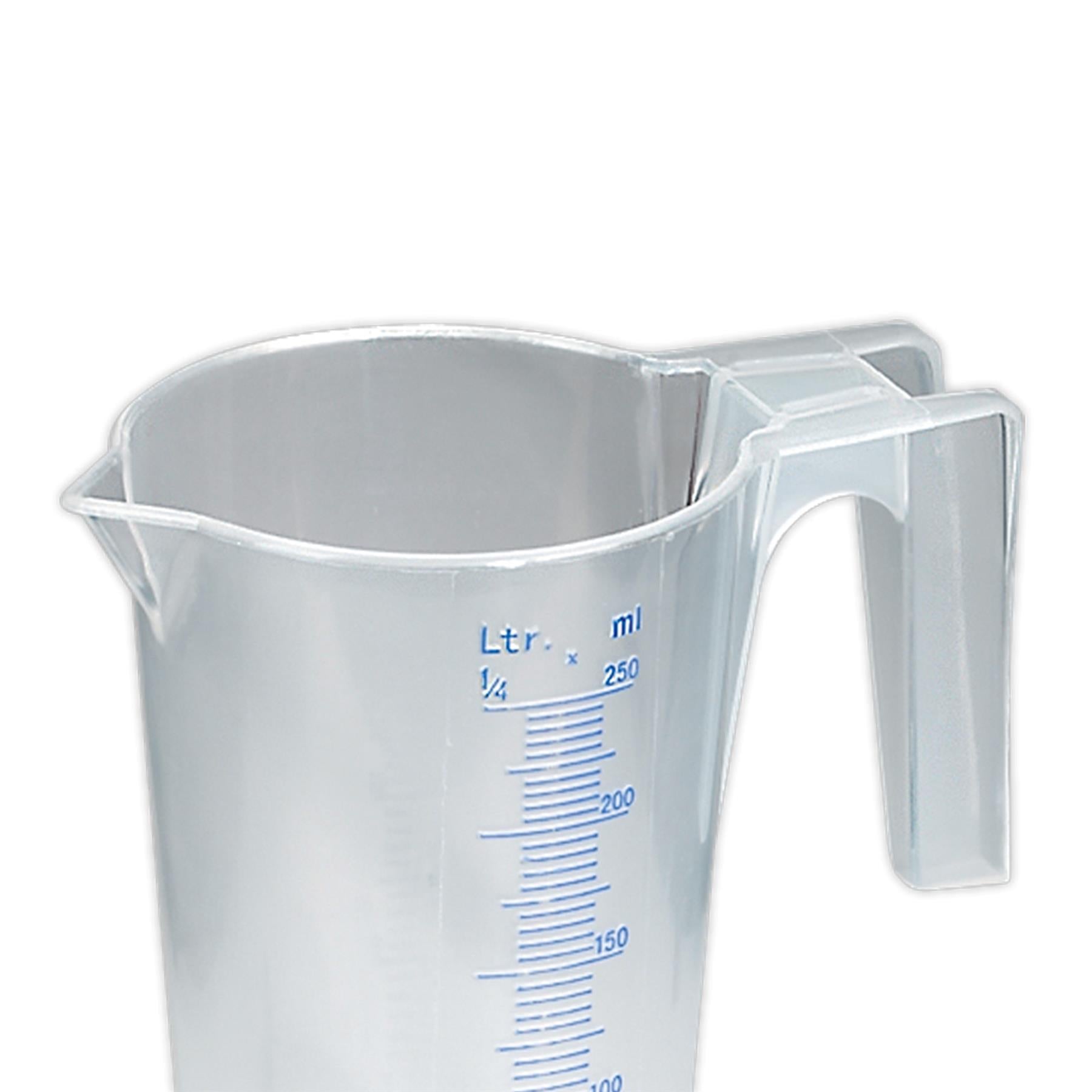 Sealey Measuring Jug Translucent 0.25L