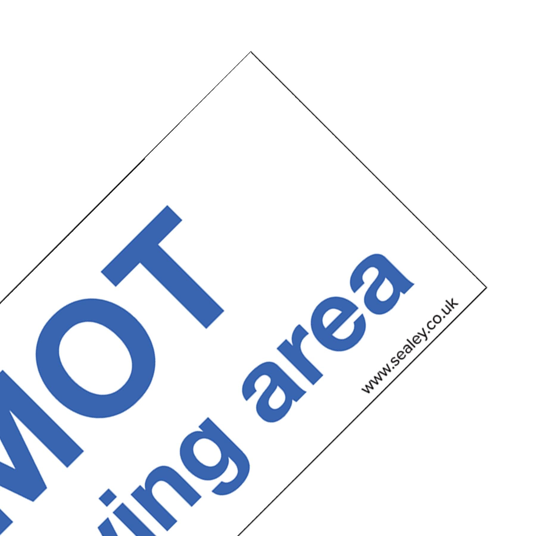 Warning Safety Sign - MOT Viewing Area - Self-Adhesive Vinyl