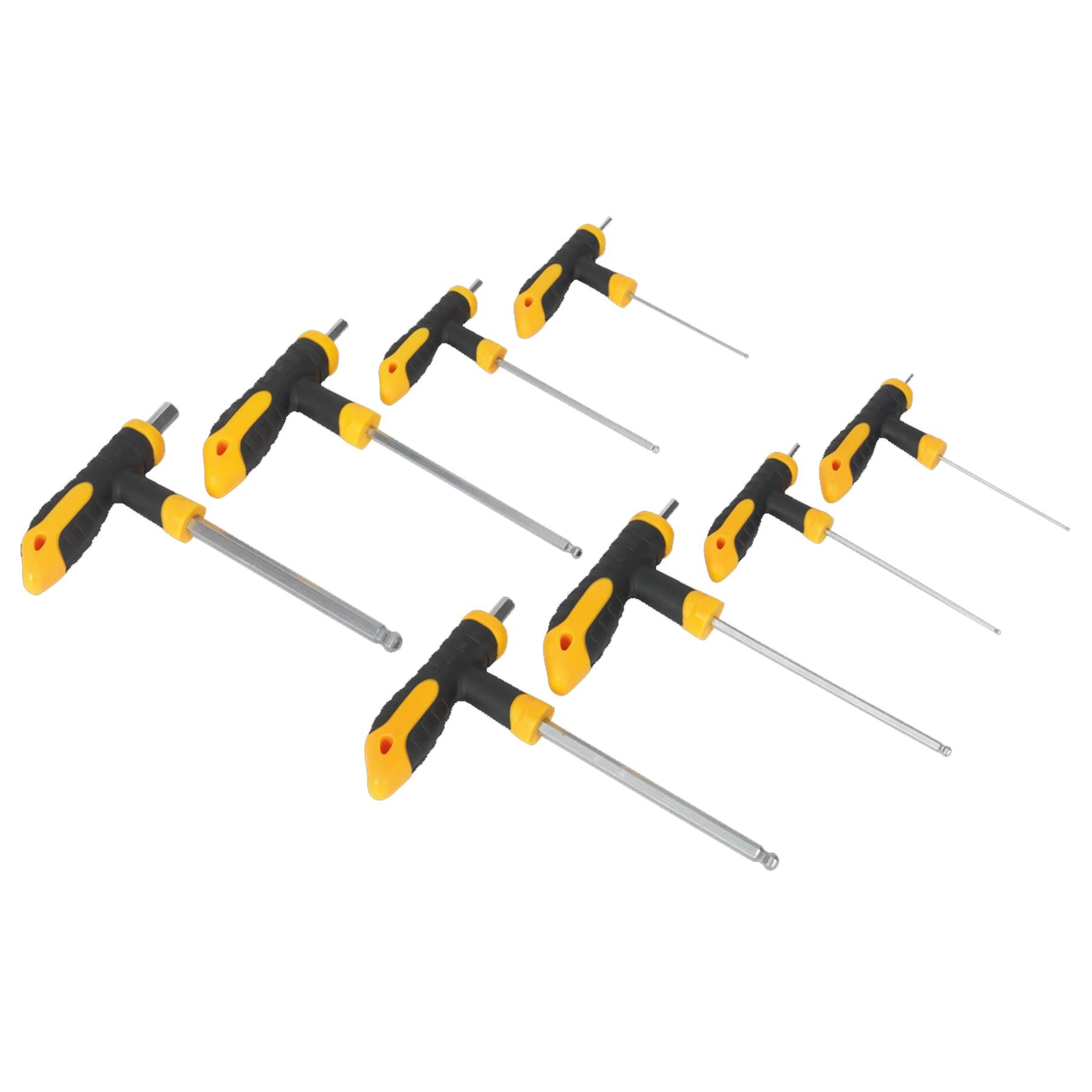 Sealey T-Handle Ball-End Hex Key Set 8pc
