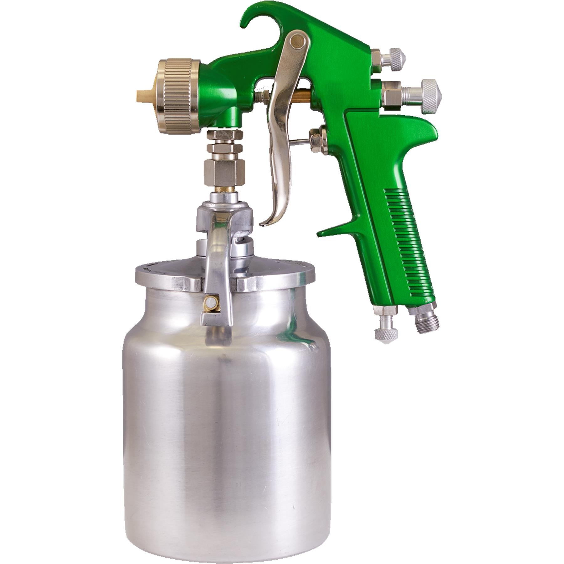 Sealey Suction Feed Spray Gun 2.5mm Set-Up