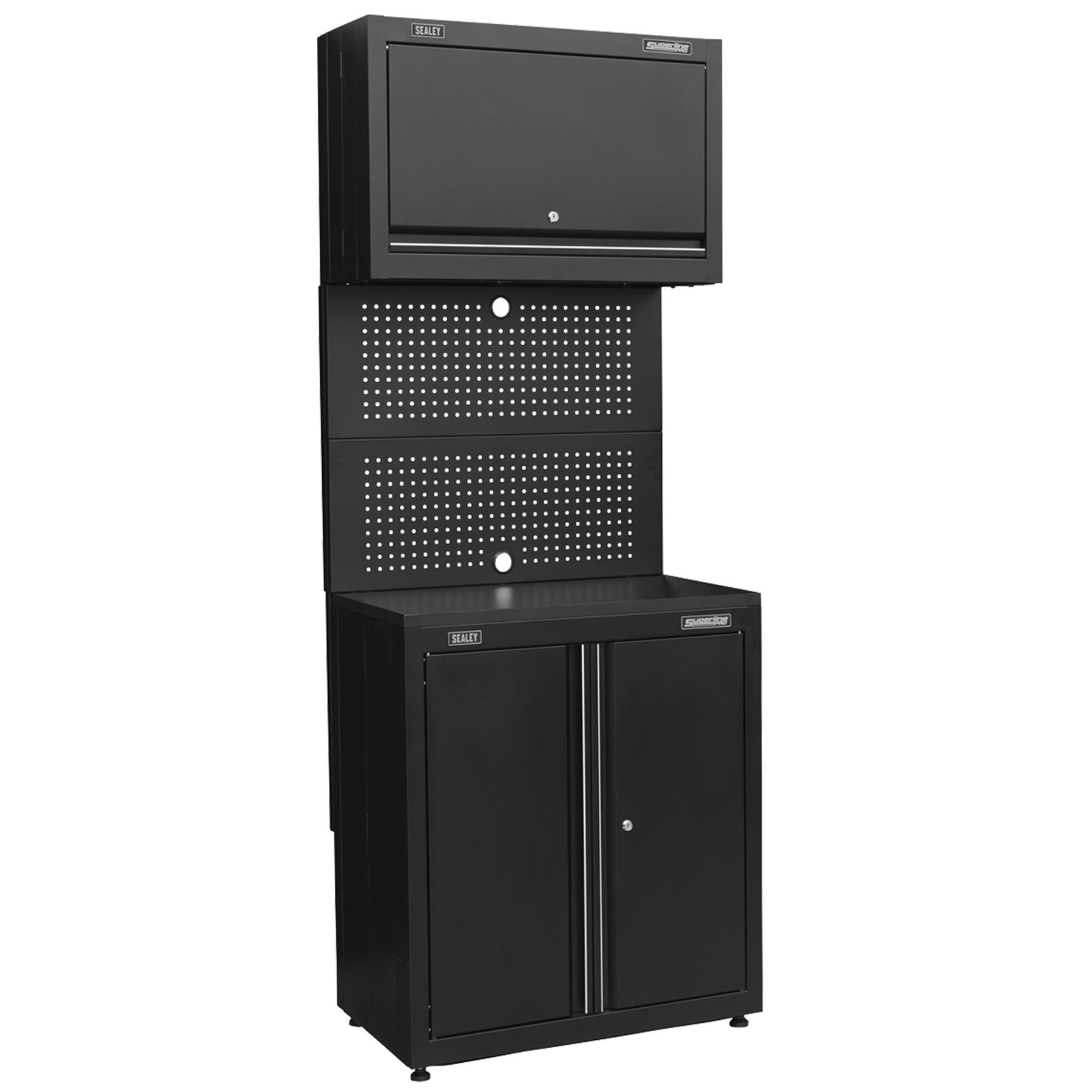 Sealey Modular Base & Wall Cabinet storage system easy and quick to assemble