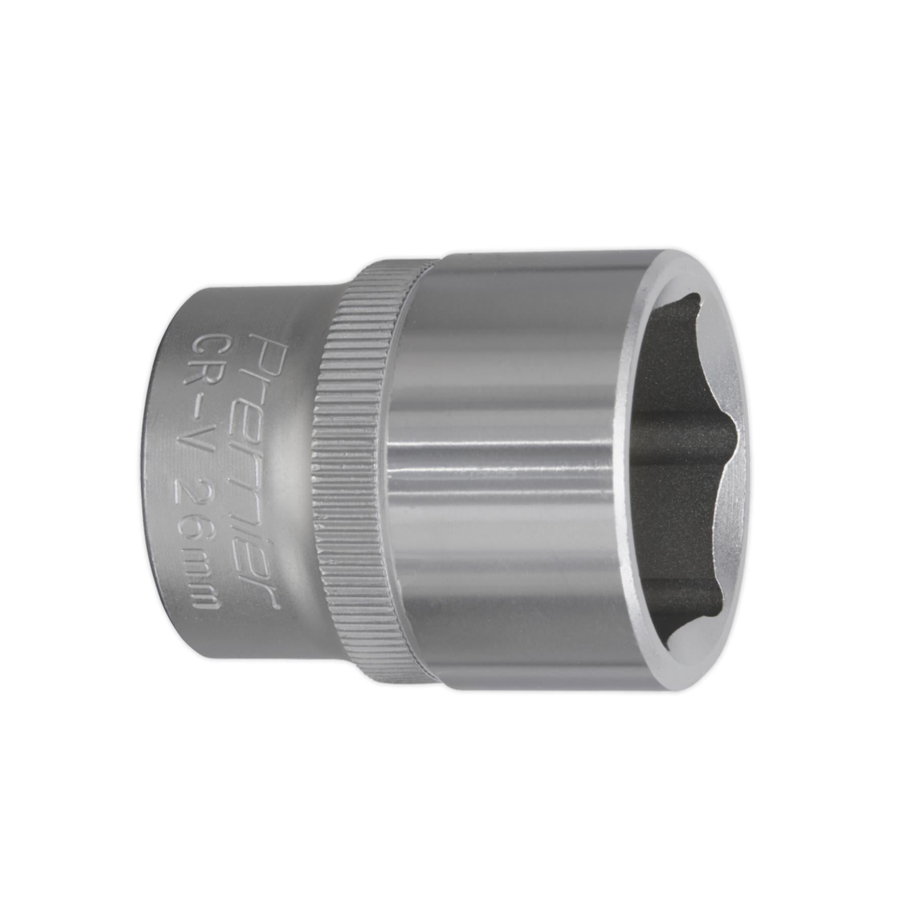 Sealey WallDrive Socket 26mm 1/2"Sq Drive