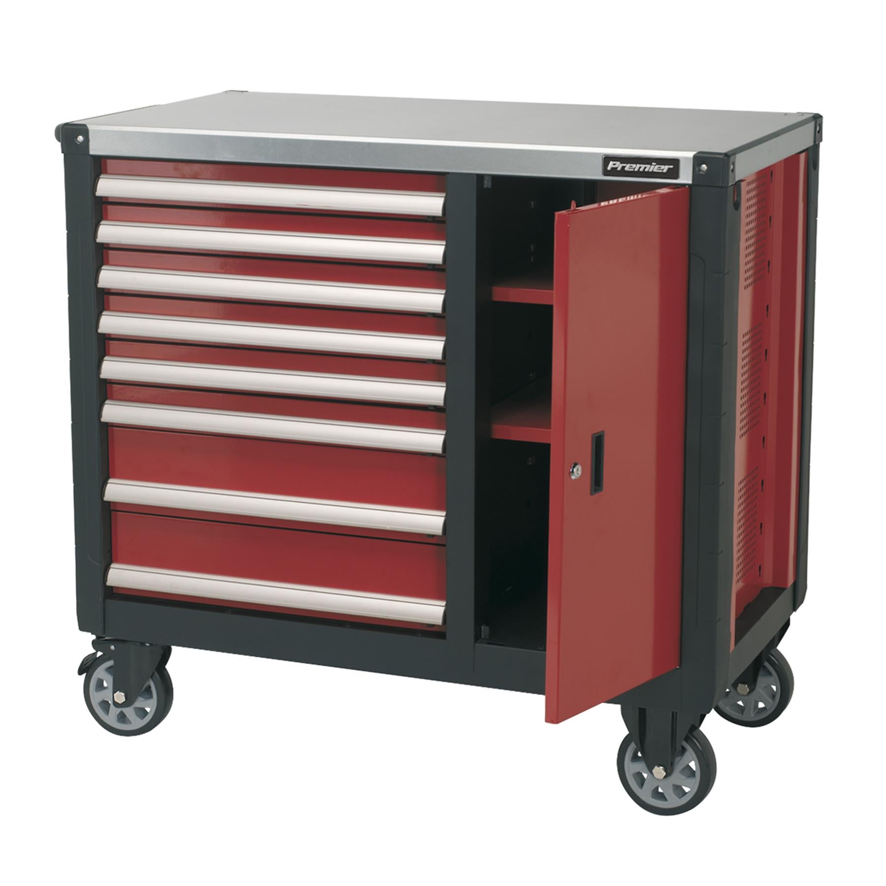 Sealey Mobile Workstation 8 Drawer with Ball-Bearing Slides