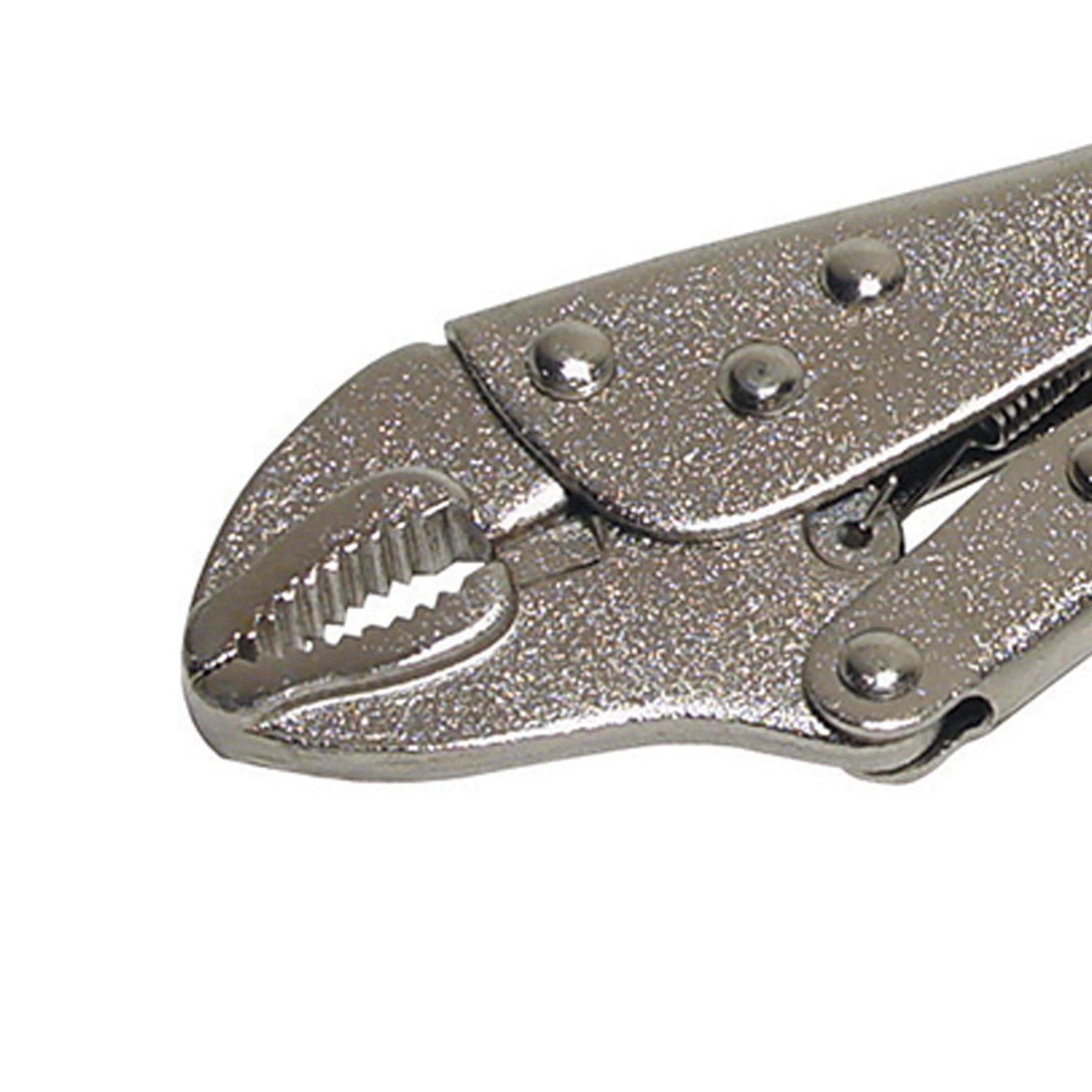 Self Locking Pliers - 220mm Curved Easy Screw Adjustment For Controlled Grip