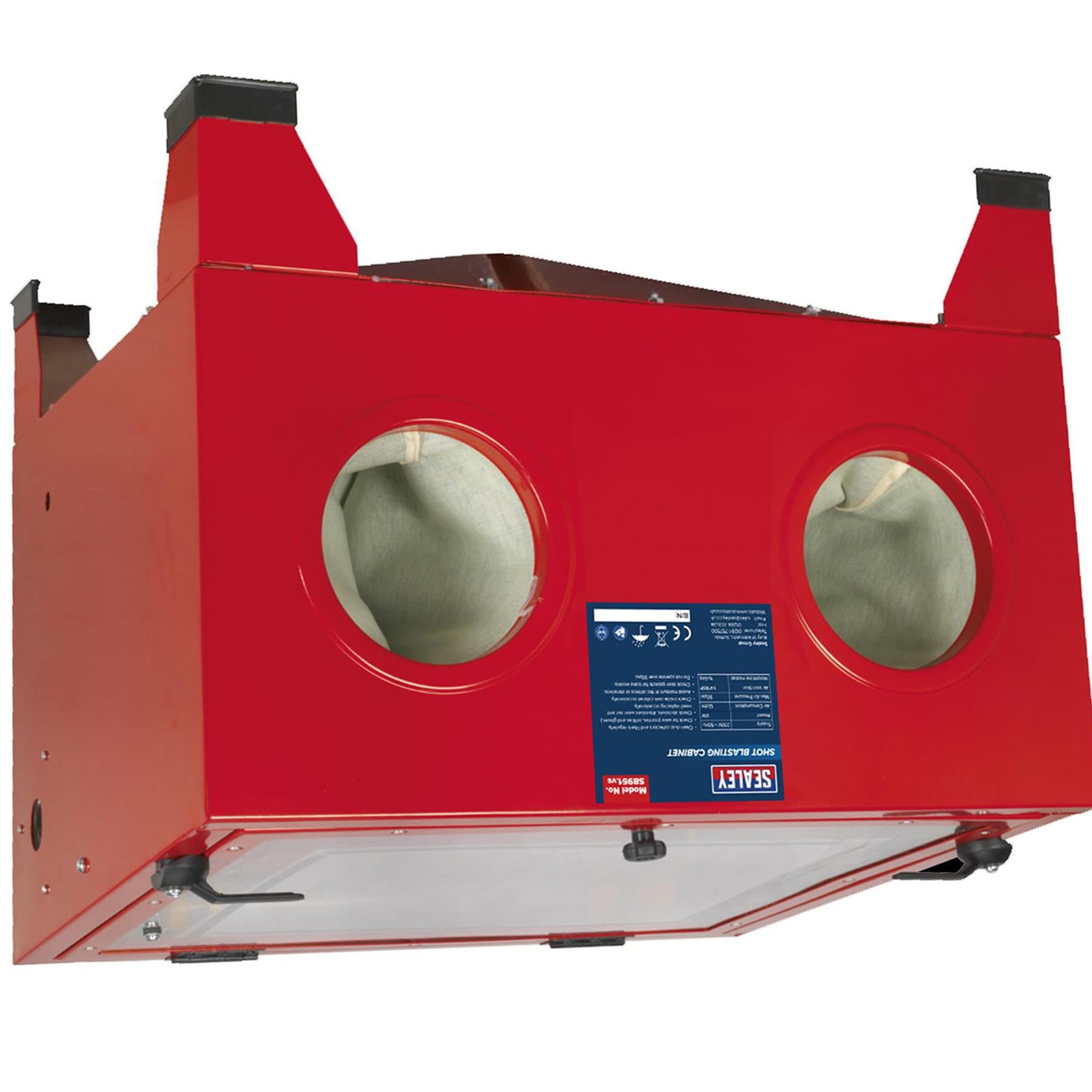 Sealey Tools SB951 Shot Sand Blast Shotblast Cabinet with Gun 640 x 490 x 490mm
