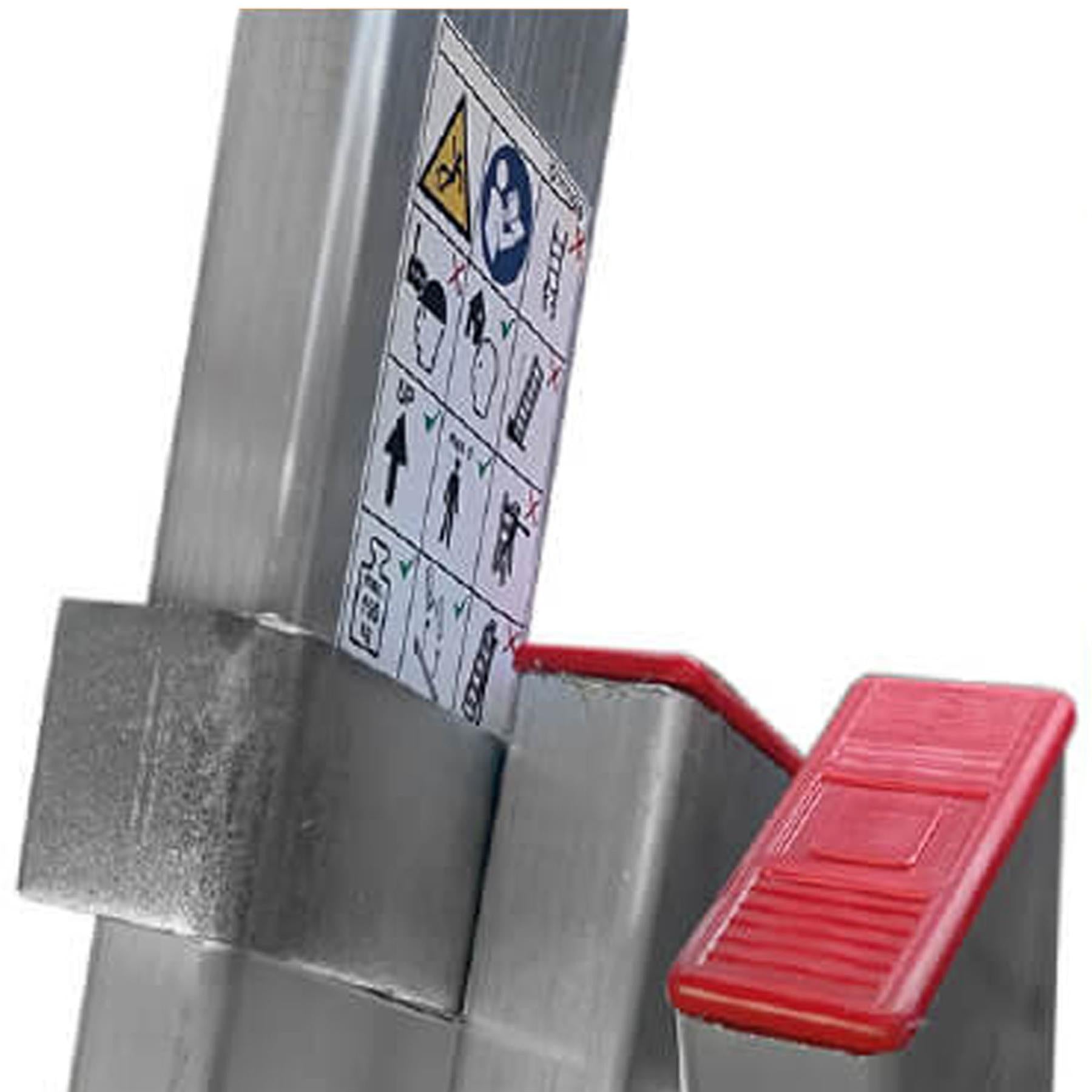 Dapetz 9 Rung Aluminium Combination Ladder 2.5m For Home, Triple Section, 150 Kg