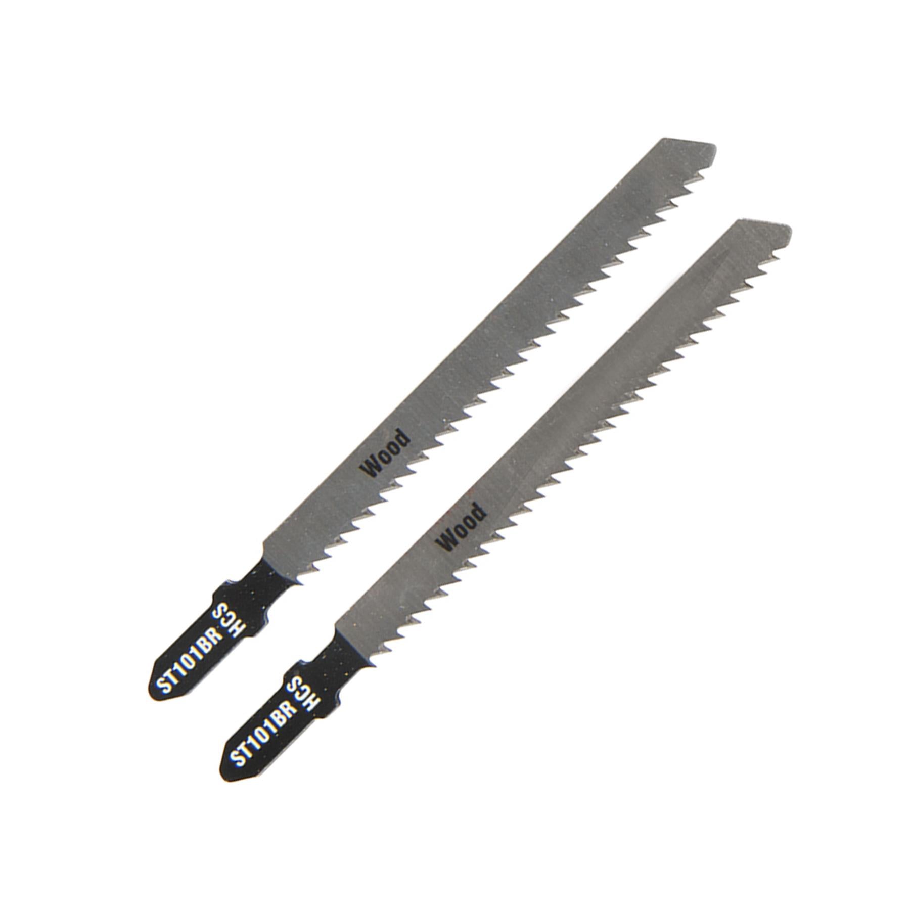 10 Piece Wood & Metal Jigsaw Blade Set - Cutting Blades Professional Work Tool