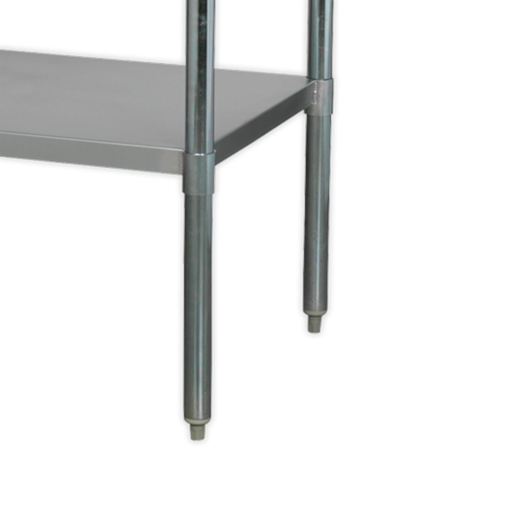 Sealey Stainless Steel Workbench 1.2m Storage Space Galvanized Steel Frame