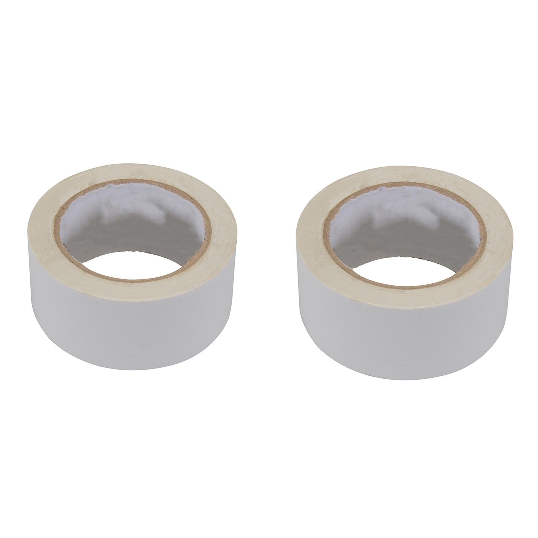 PVC Electrical Insulation Tape 50mm x 33M in White Pack Of 2