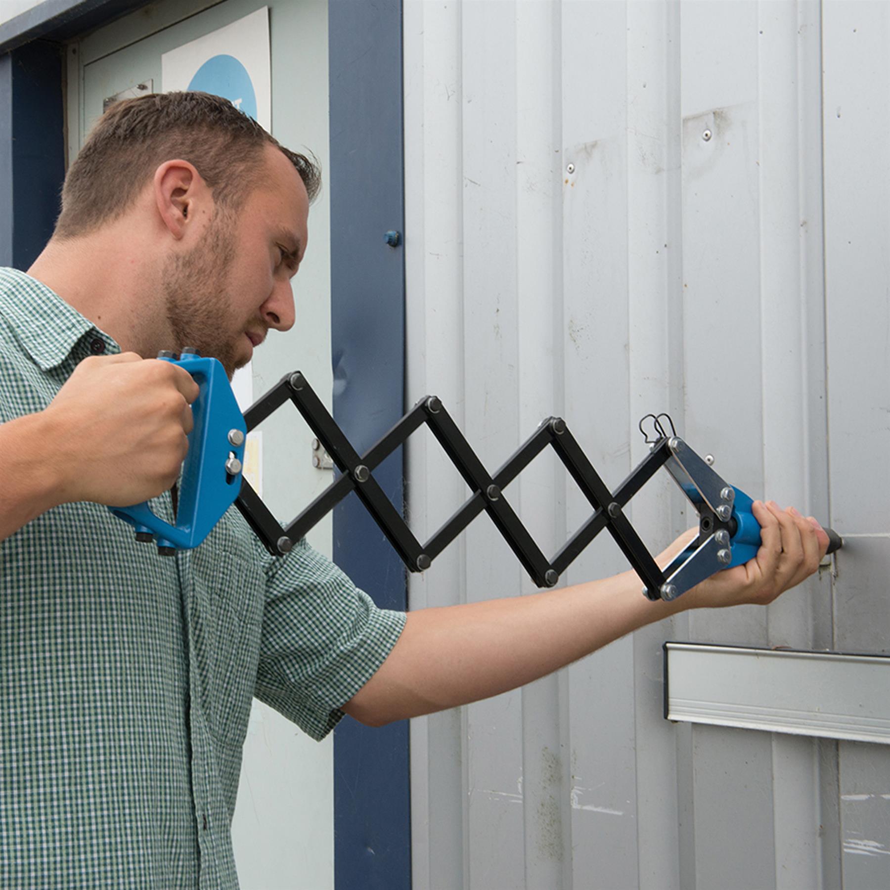 Lazy Tong Riveter 3.2mm - 6.4mm Heavy Duty Carbon Steel Head And Lattice