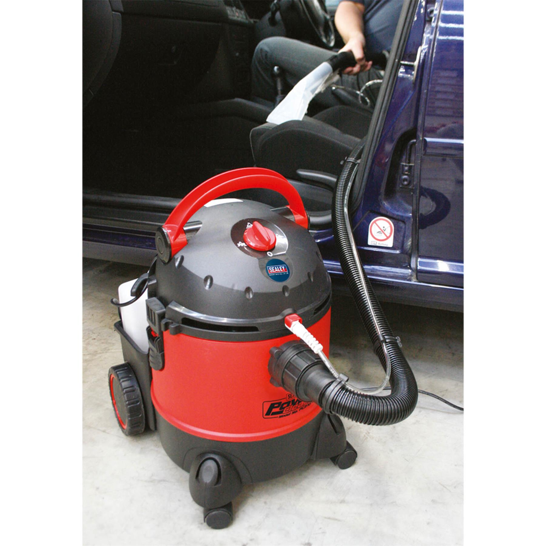 Sealey Valeting Machine Wet & Dry with Accessories 20L 1250W/230V