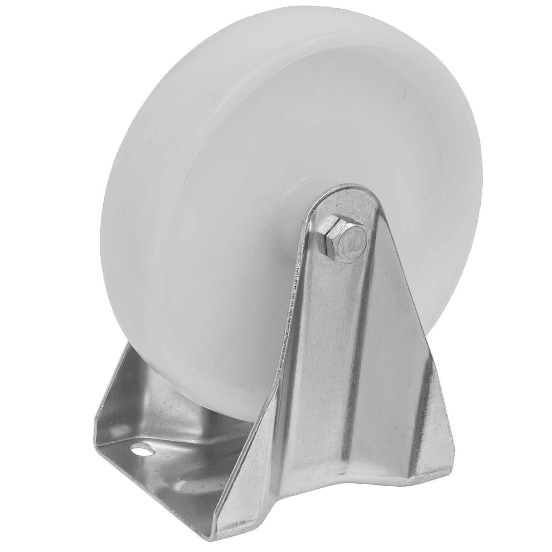 Sealey Heavy-Duty Nylon Castor Wheel Fixed Plate 80mm