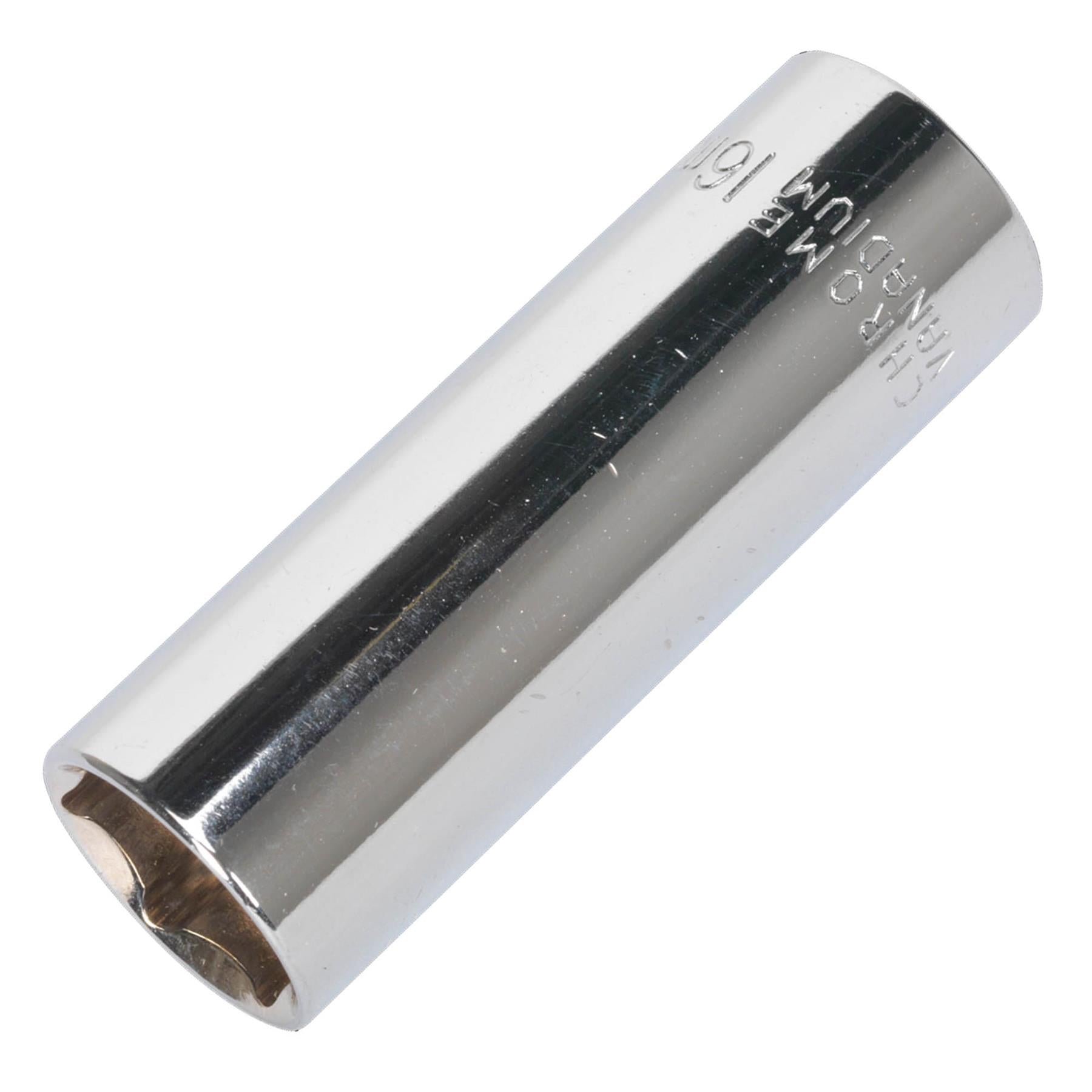 Sealey Spark Plug Socket 16mm 1/2"Sq Drive Magnetic