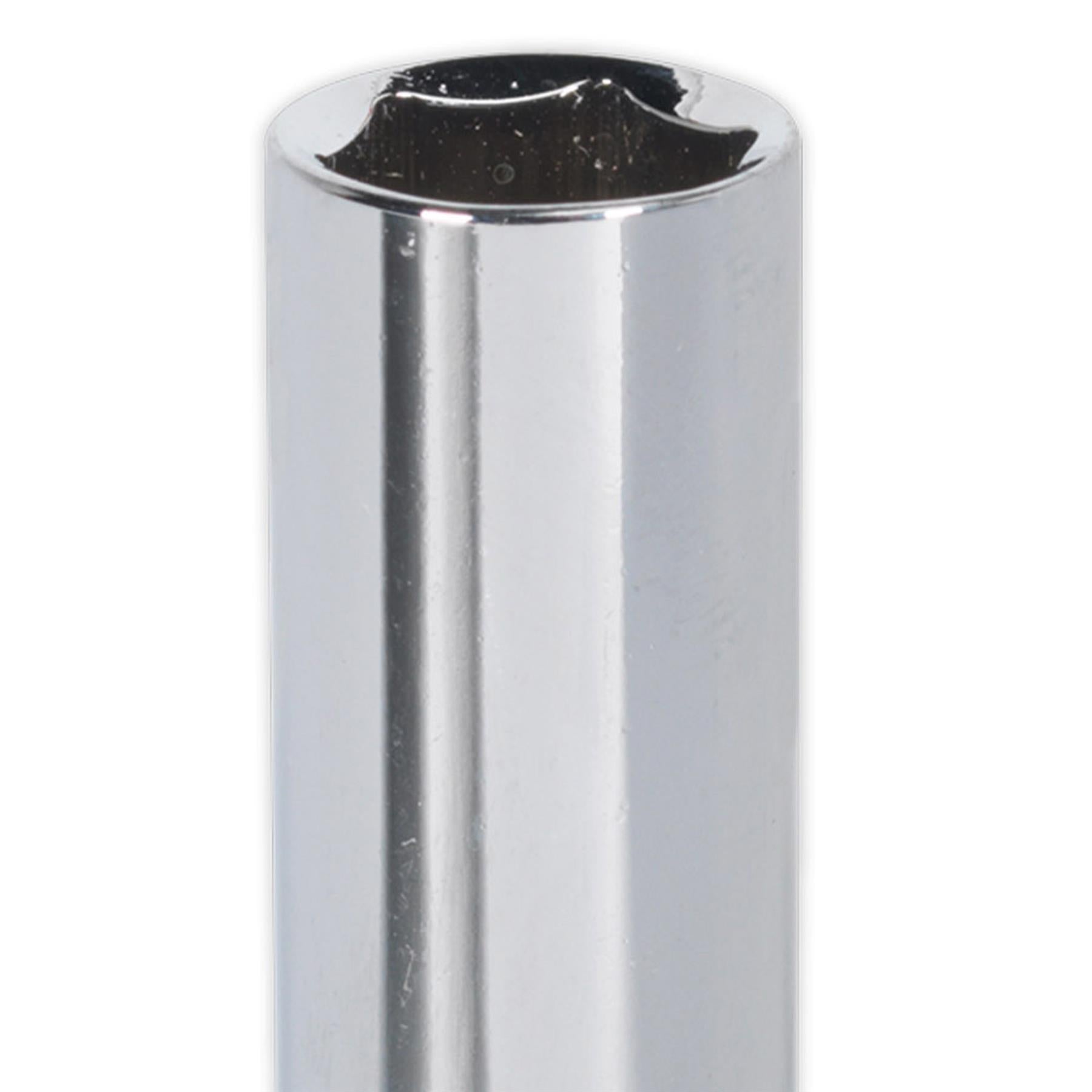 Sealey WallDrive Socket 10mm Deep 1/4" Square Drive Fully Polished Socket Set